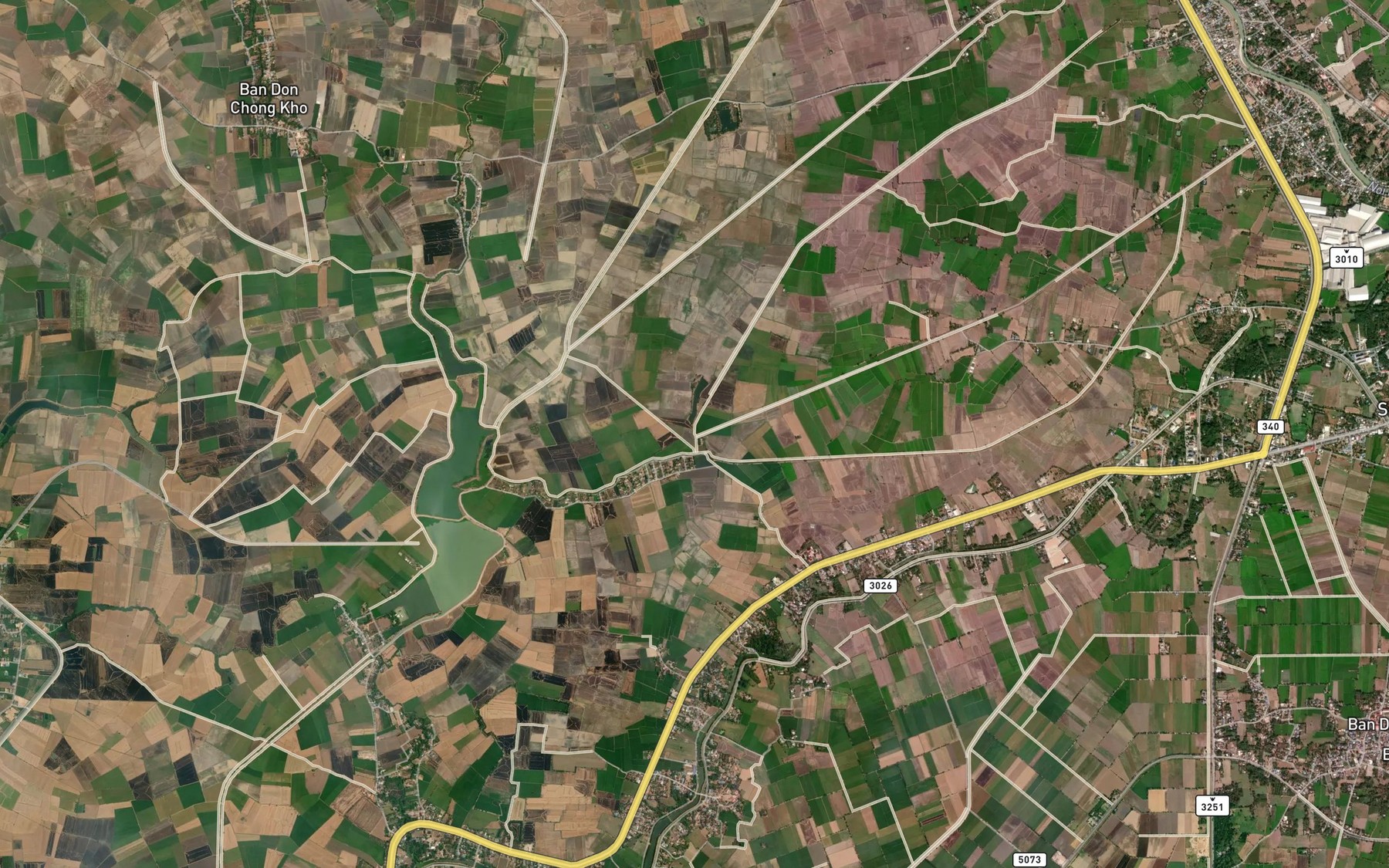 Satellite map of the Khlong Song Khwa Nueng Khwa
