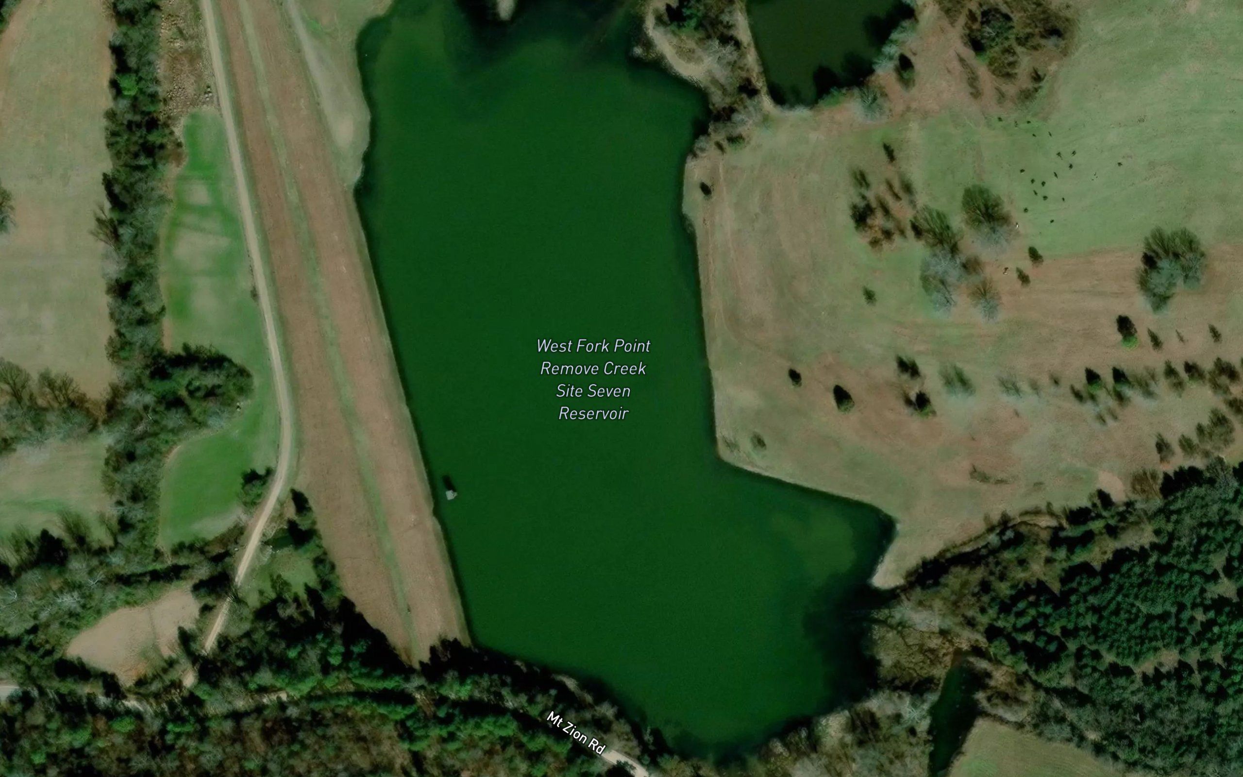 West Fork Point Remove Creek Site Seven Reservoir