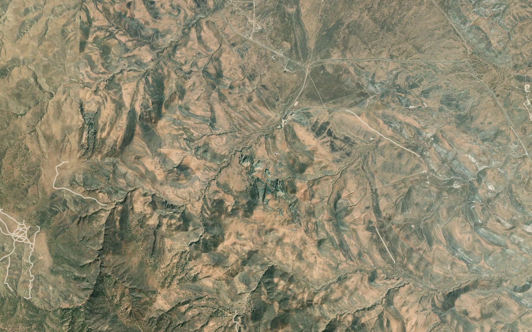 Satellite map of the Carneros Spring