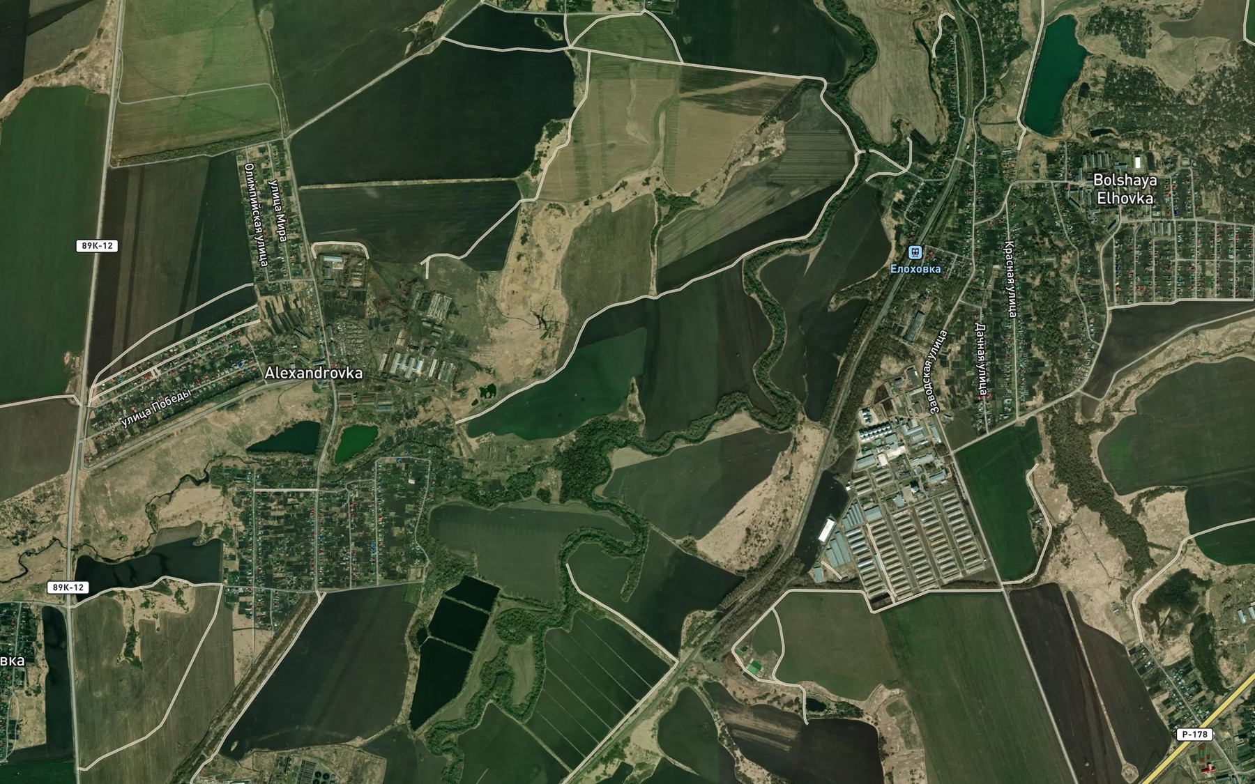 Satellite map of the Penzyatka