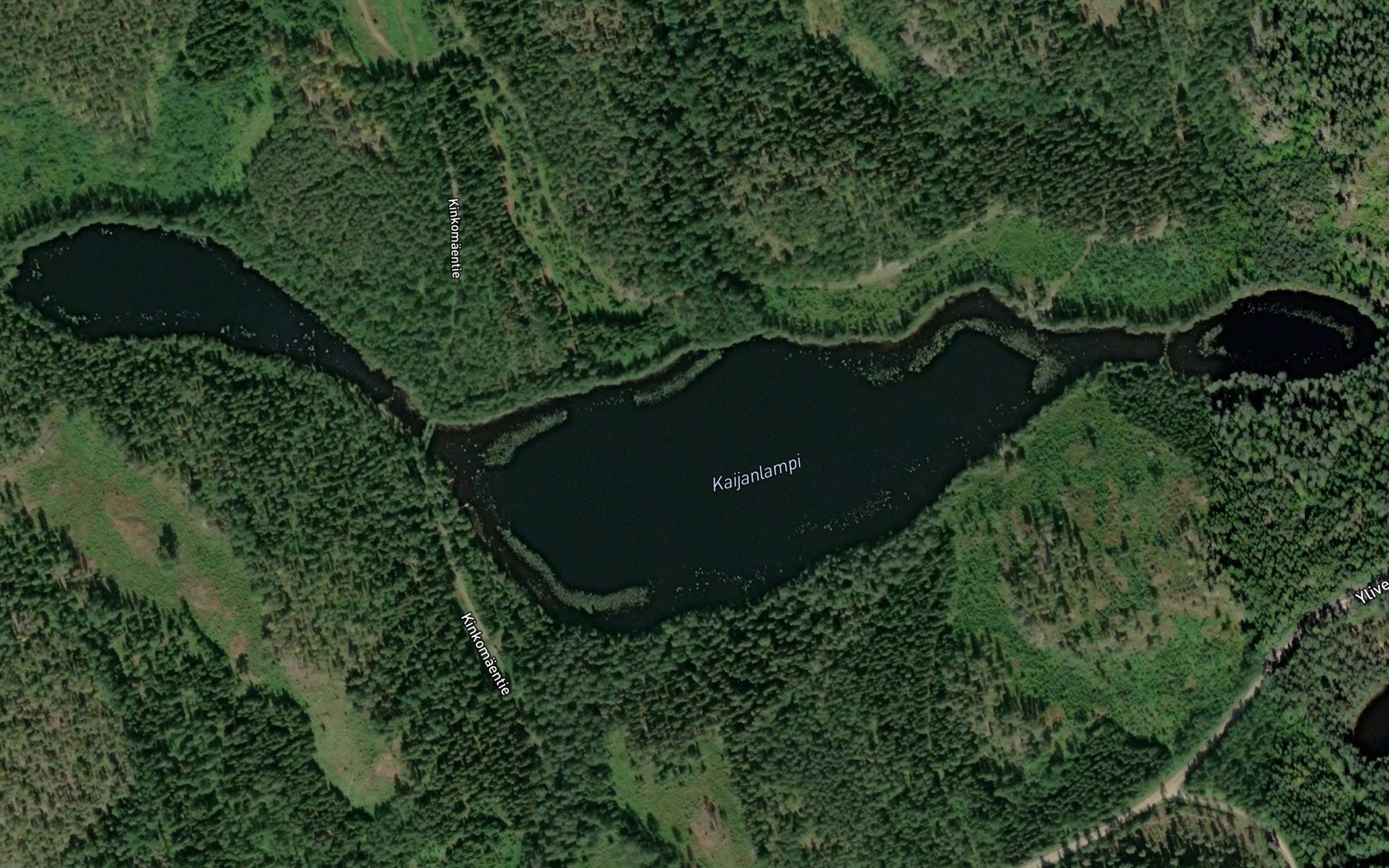 Satellite map of the Kaijanlampi
