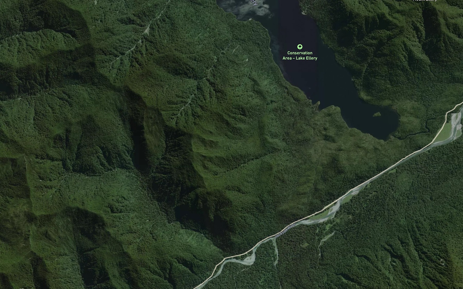 Satellite map of the Rumbling Torrent