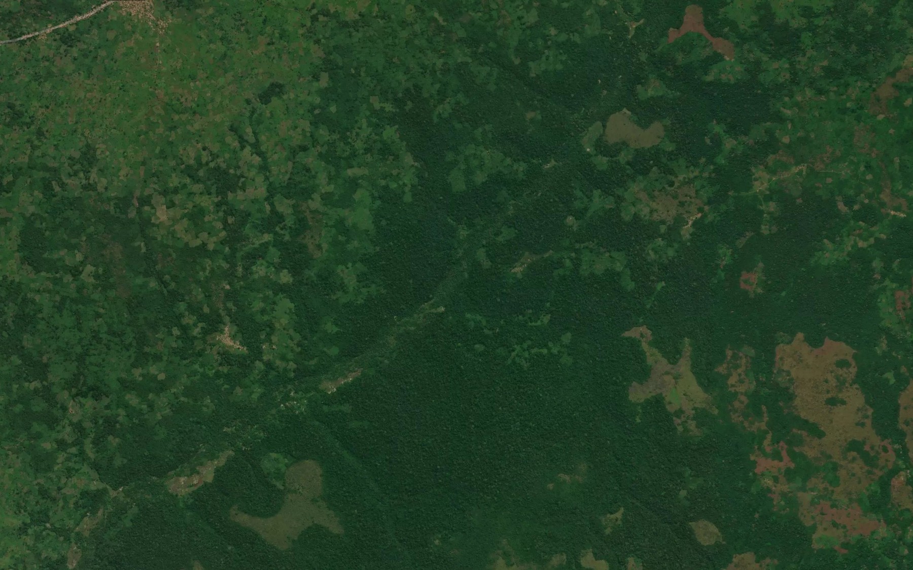 Satellite map of the Basanga