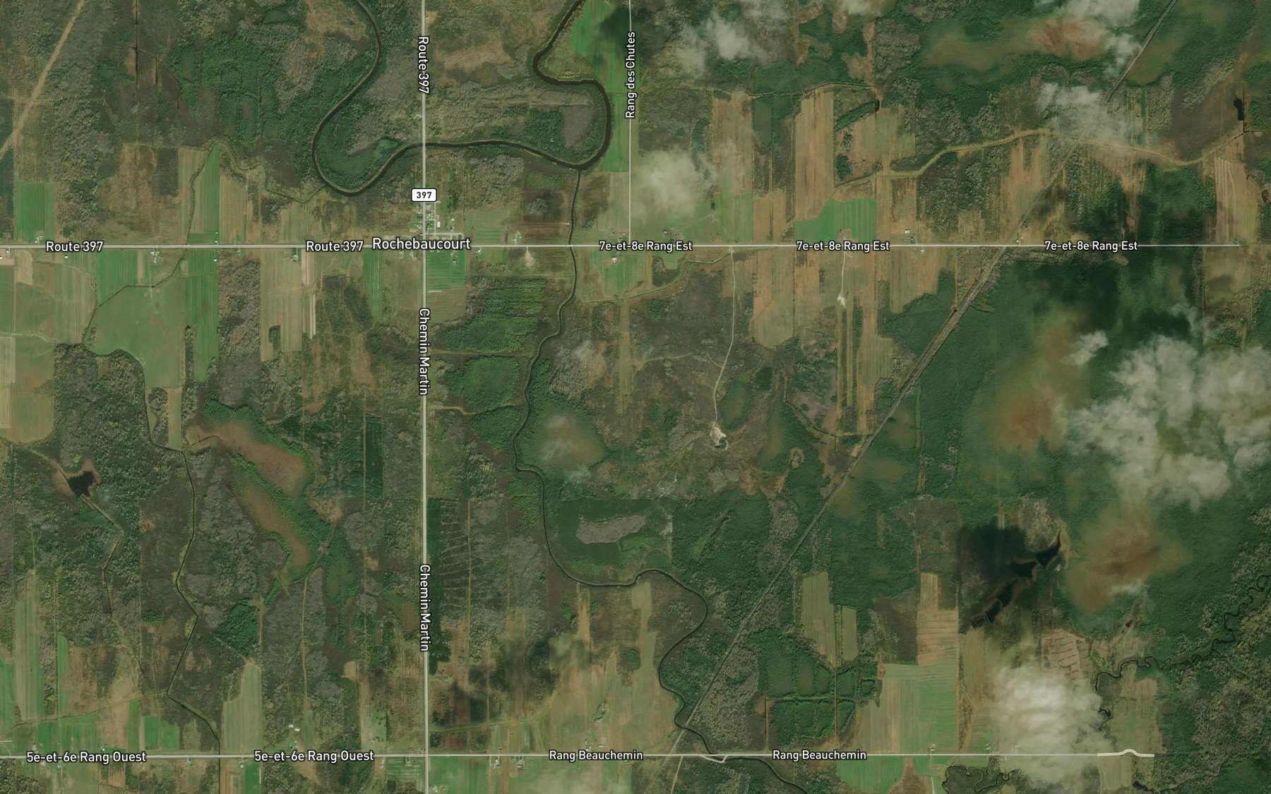 Satellite map of the Cours d'eau Morin