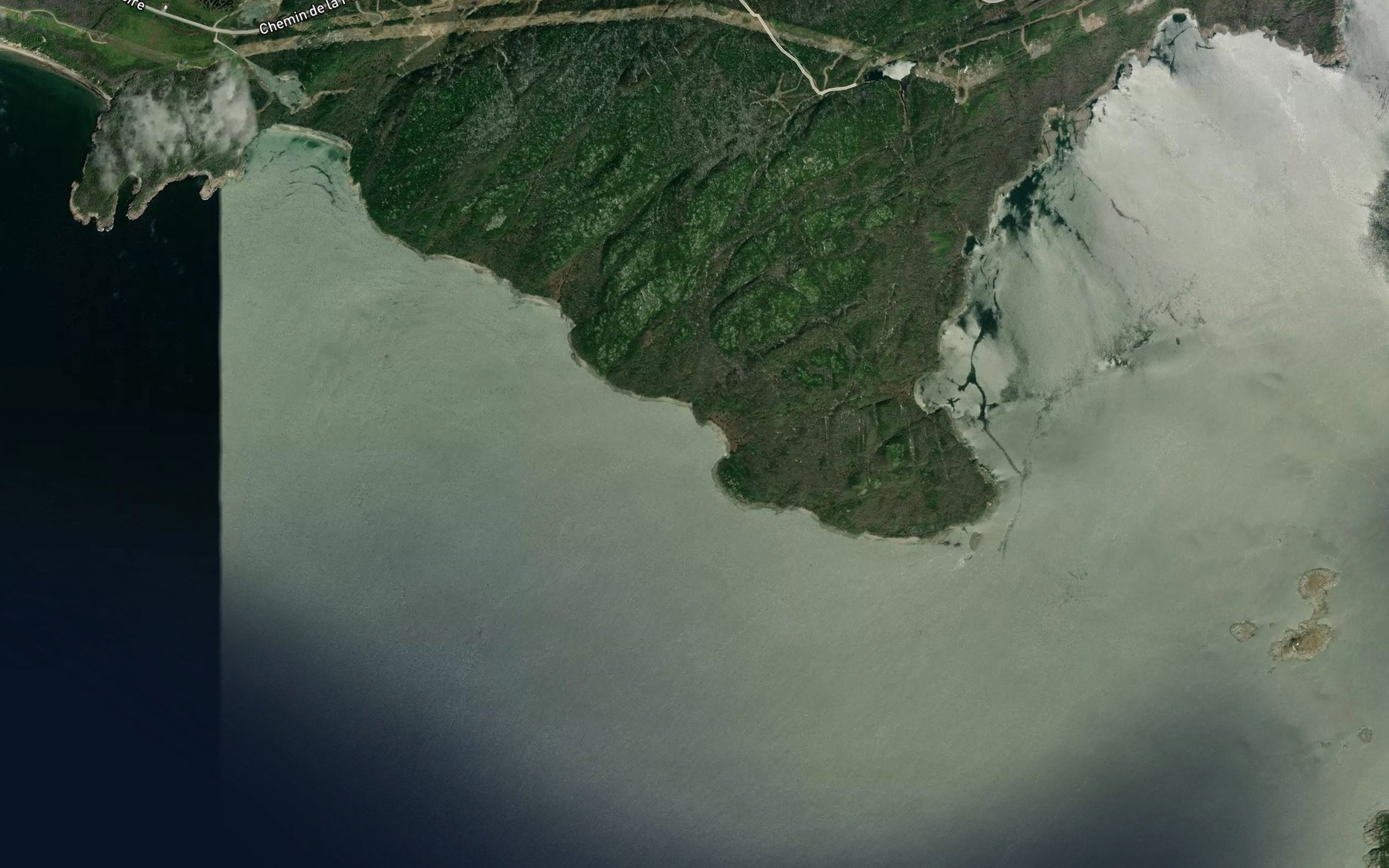 Satellite map of the Anse a Christophe