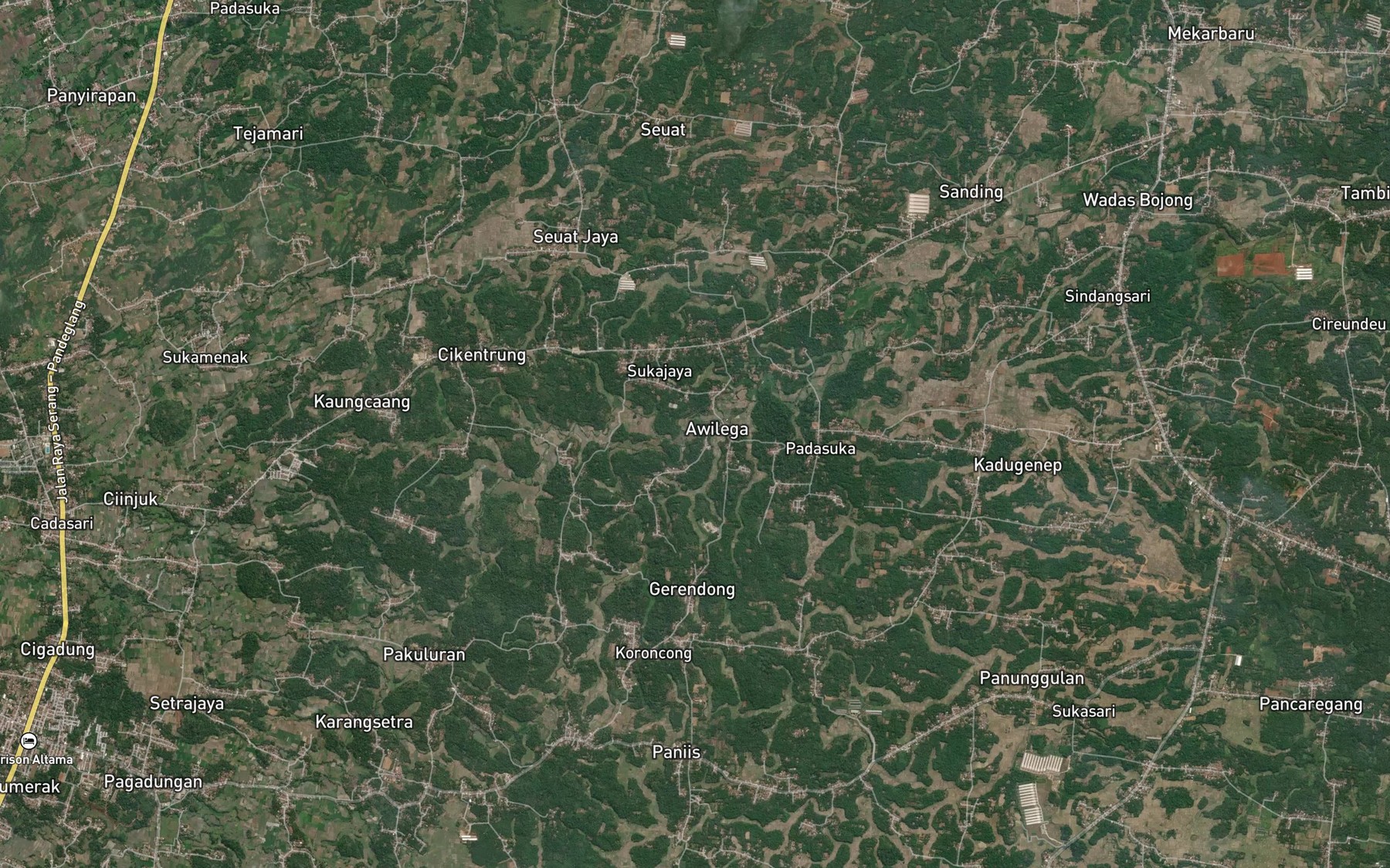 Satellite map of the Ci Lalaki