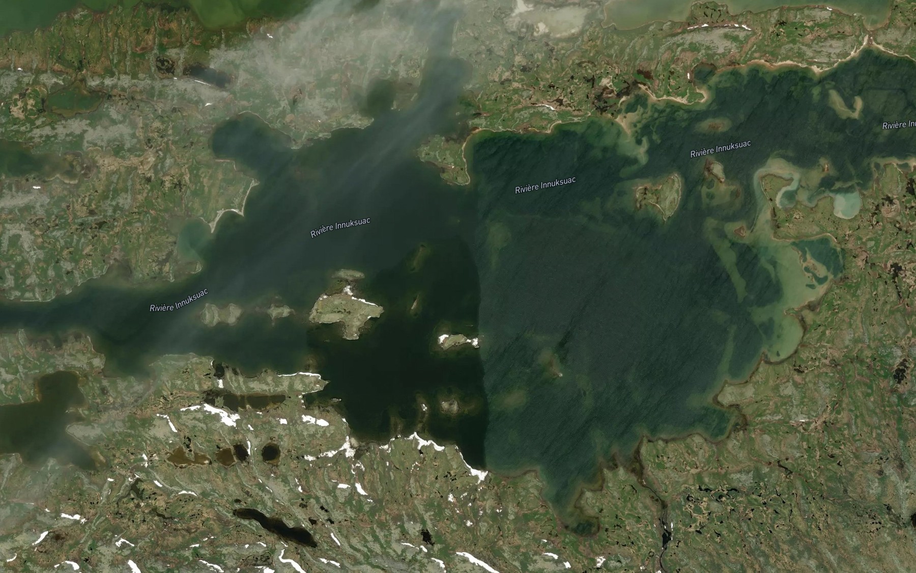 Satellite map of the Lac Igavavvik