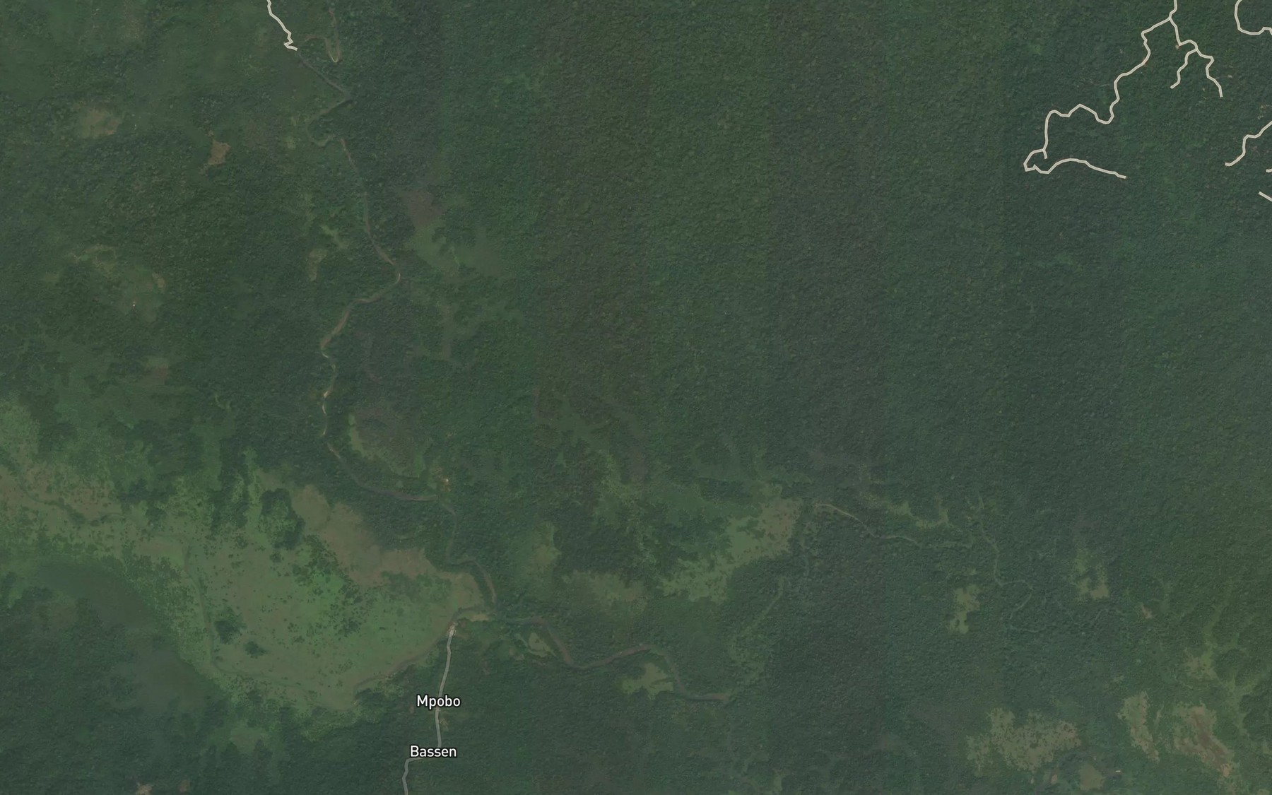 Satellite map of the Mene