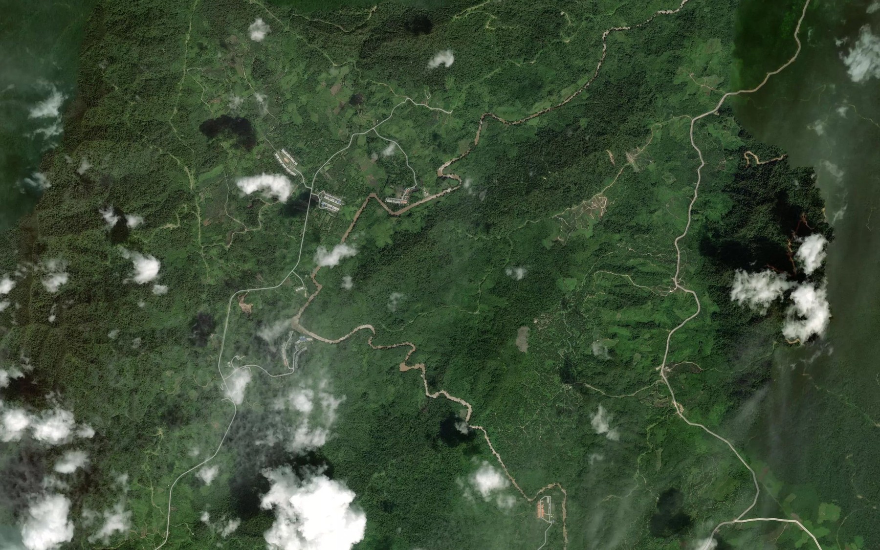 Satellite map of the Sungai Meletot