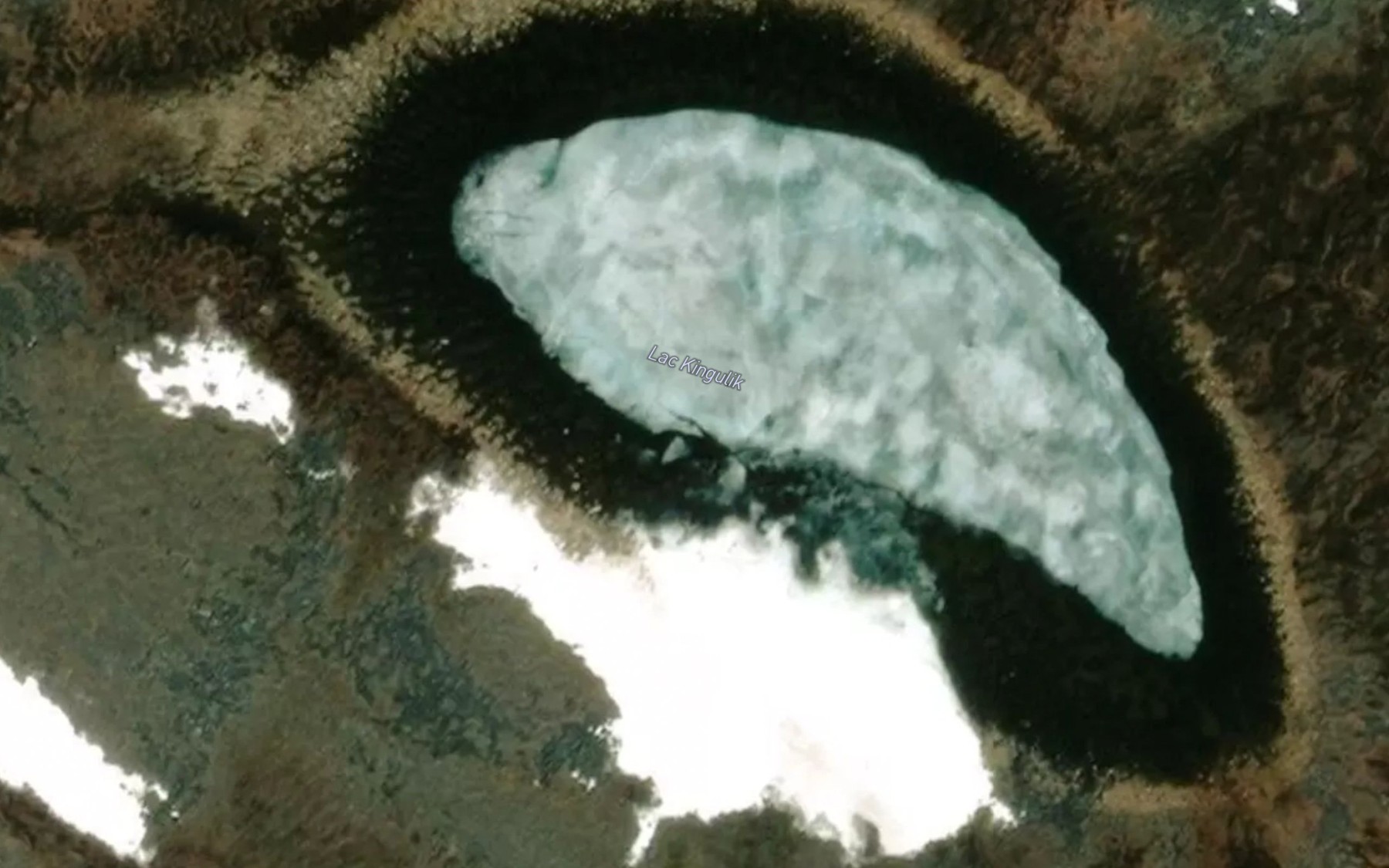 Satellite map of the Lac Kingulik