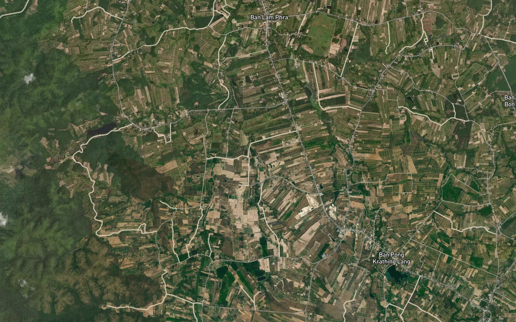Satellite map of the Ang Kep Nam Rong Charoen