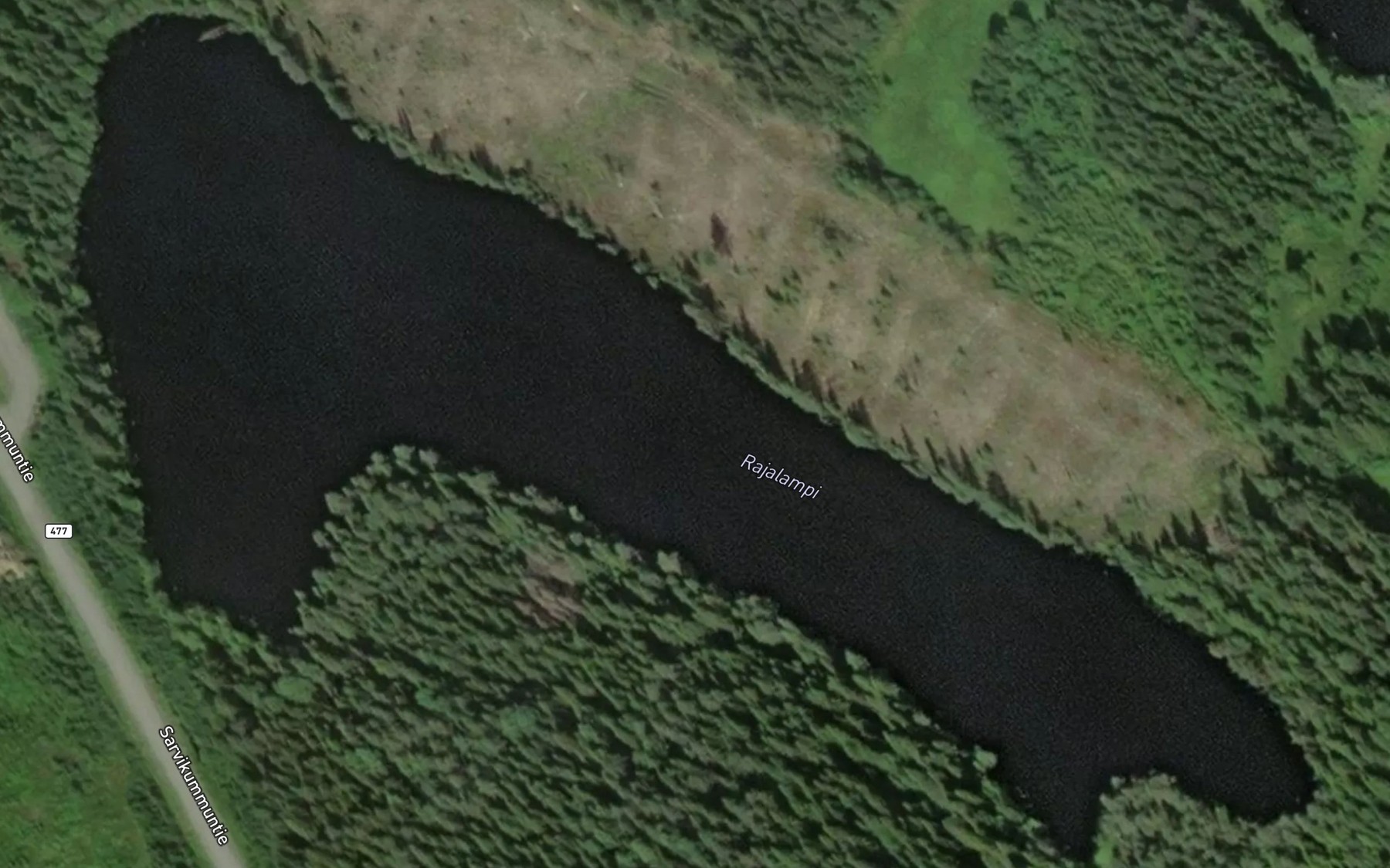 Satellite map of the Rajalampi