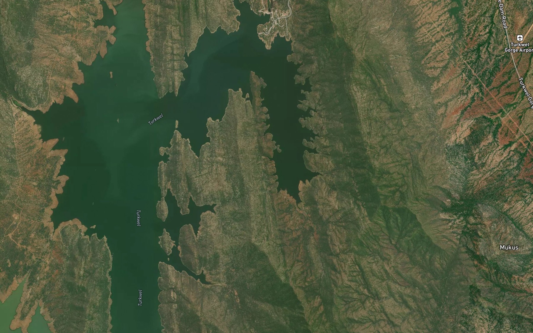 Satellite map of the Nyaparei