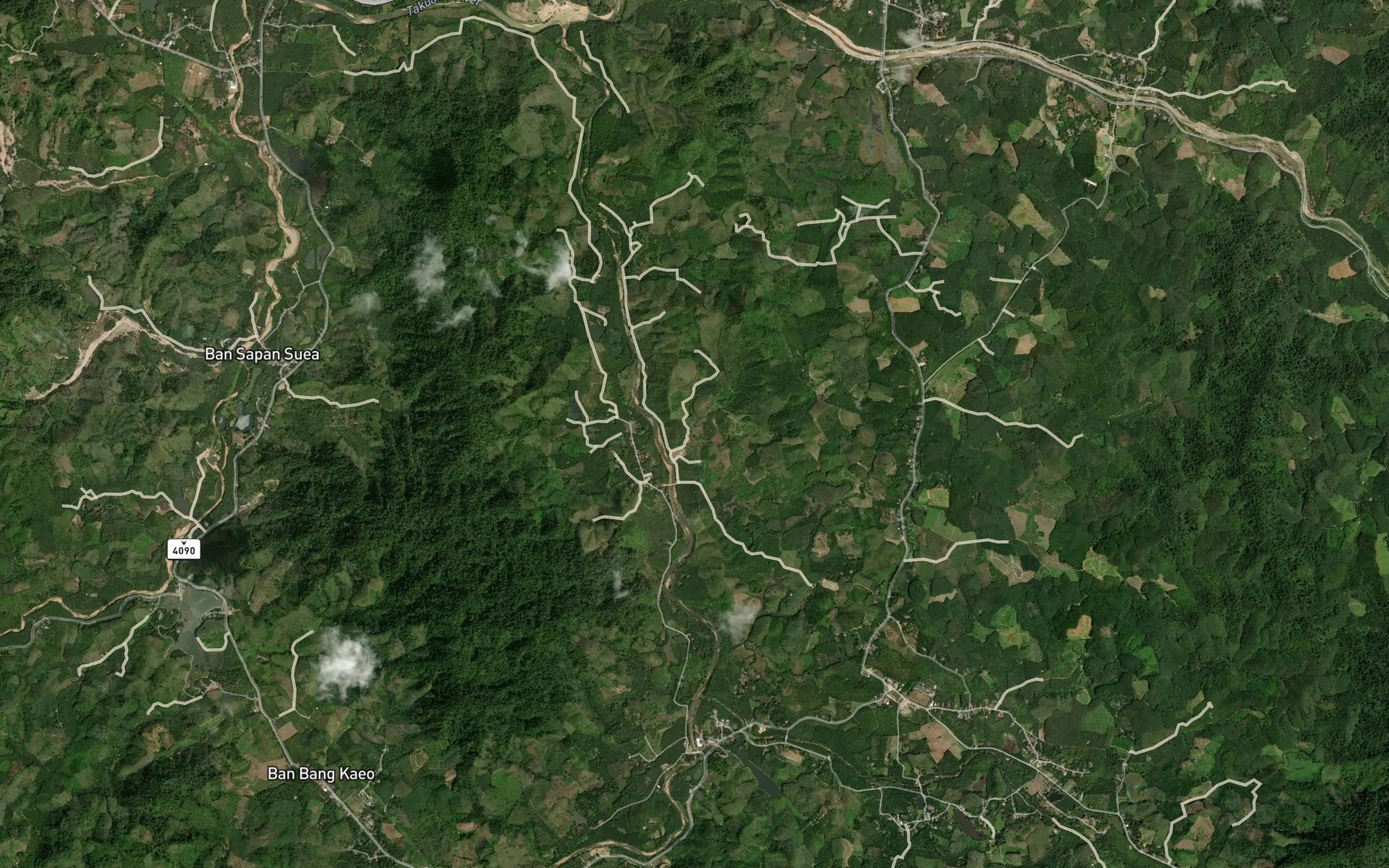 Satellite map of the Nong Tam Ha