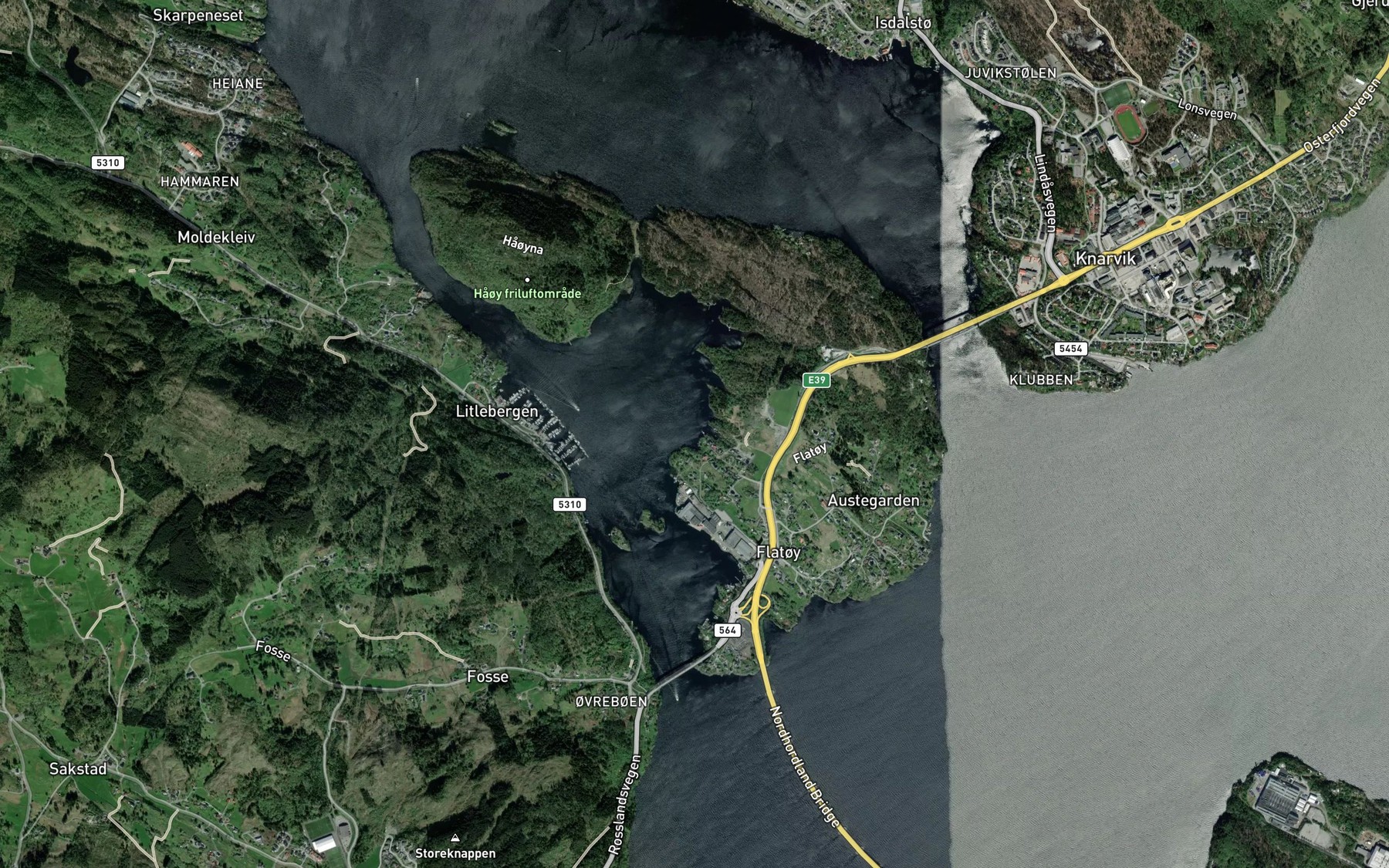 Satellite map of the Marusviki