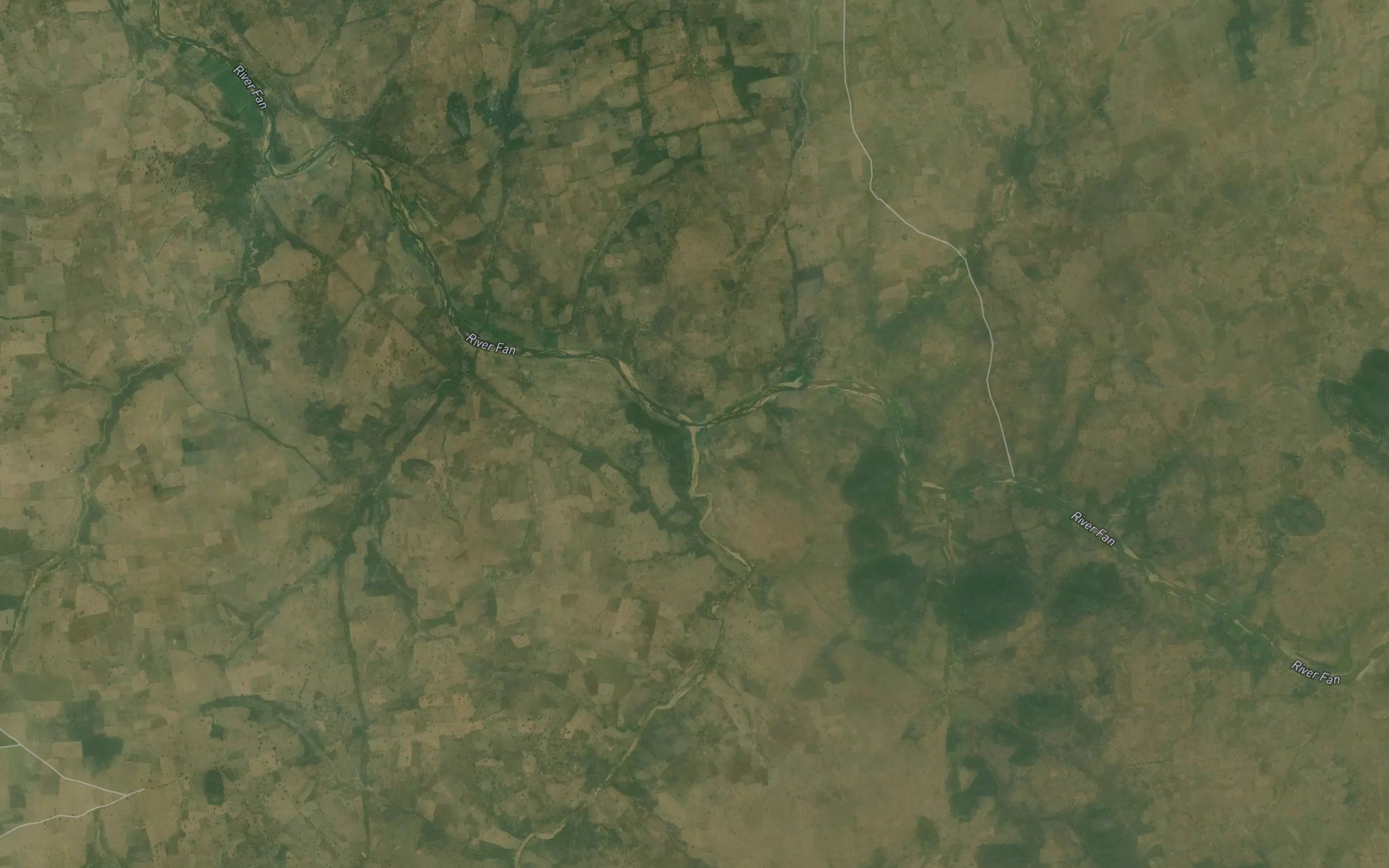 Satellite map of the River Kojoli