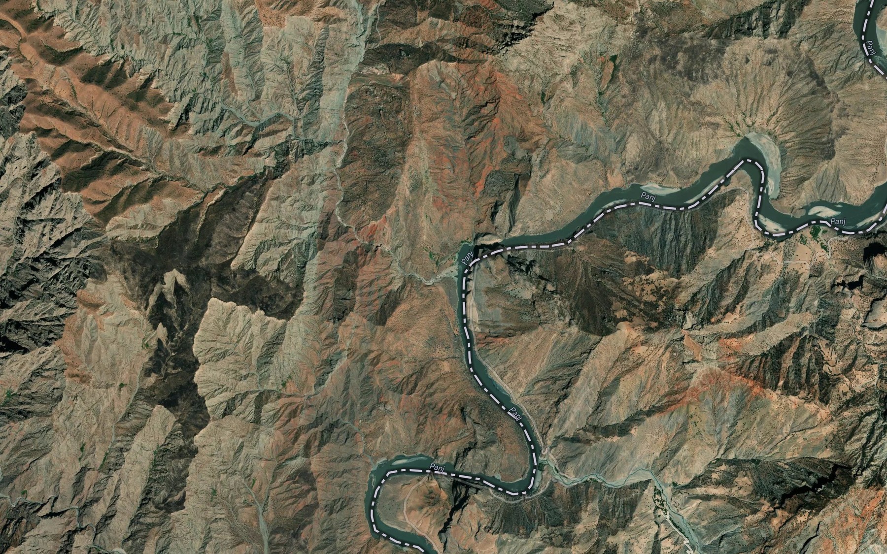 Satellite map of the Kaferkash