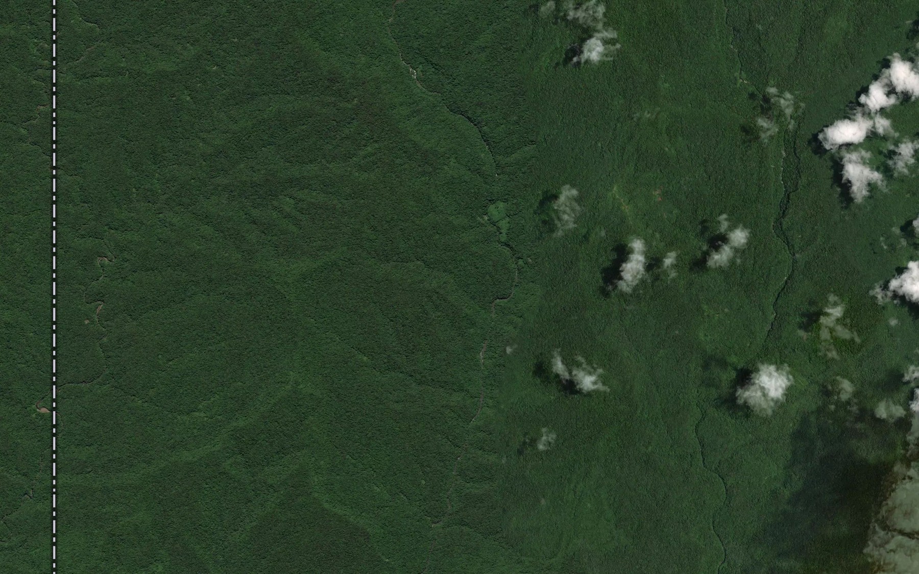 Satellite map of the Ok Wab