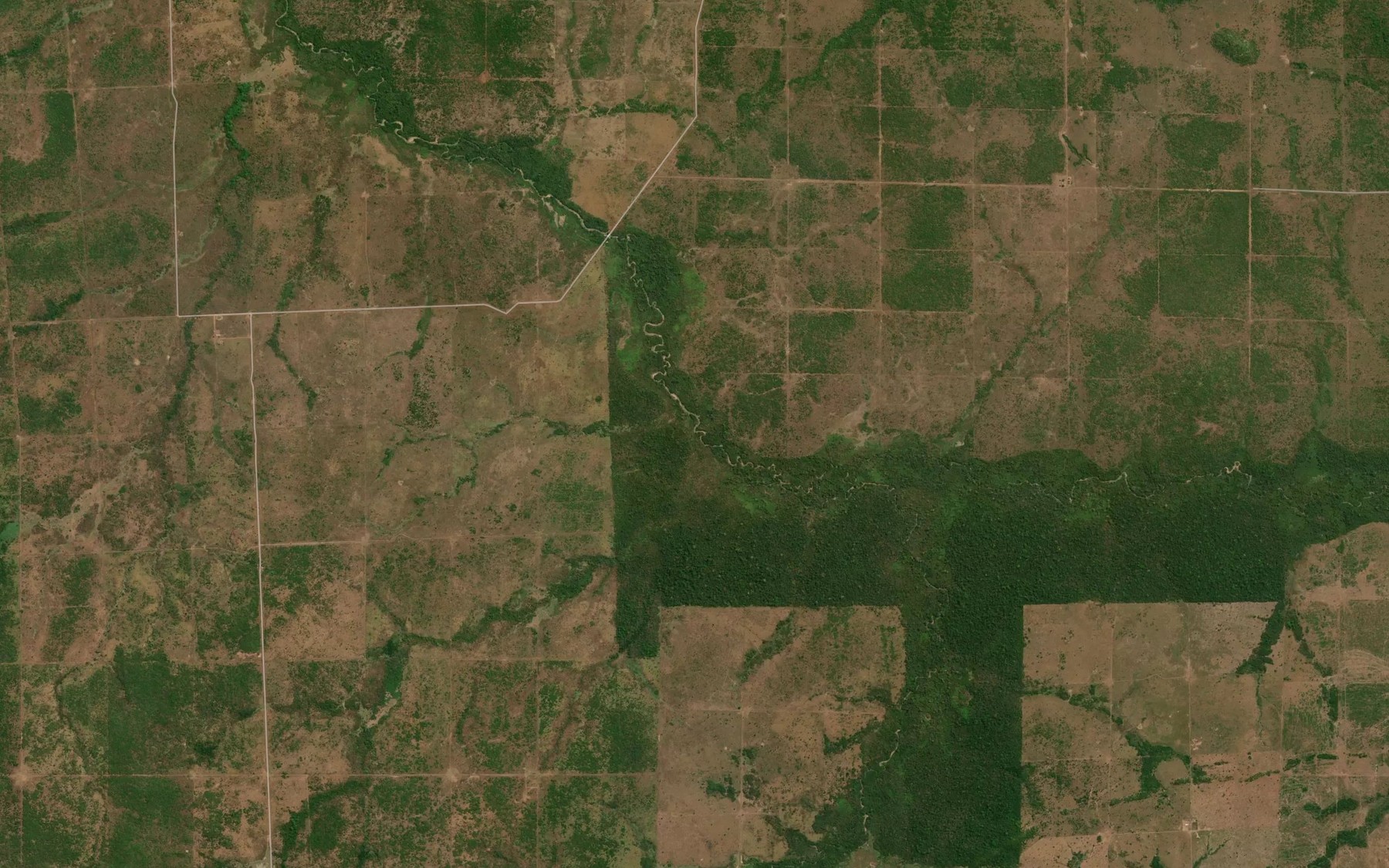 Satellite map of the Corrego da Barra