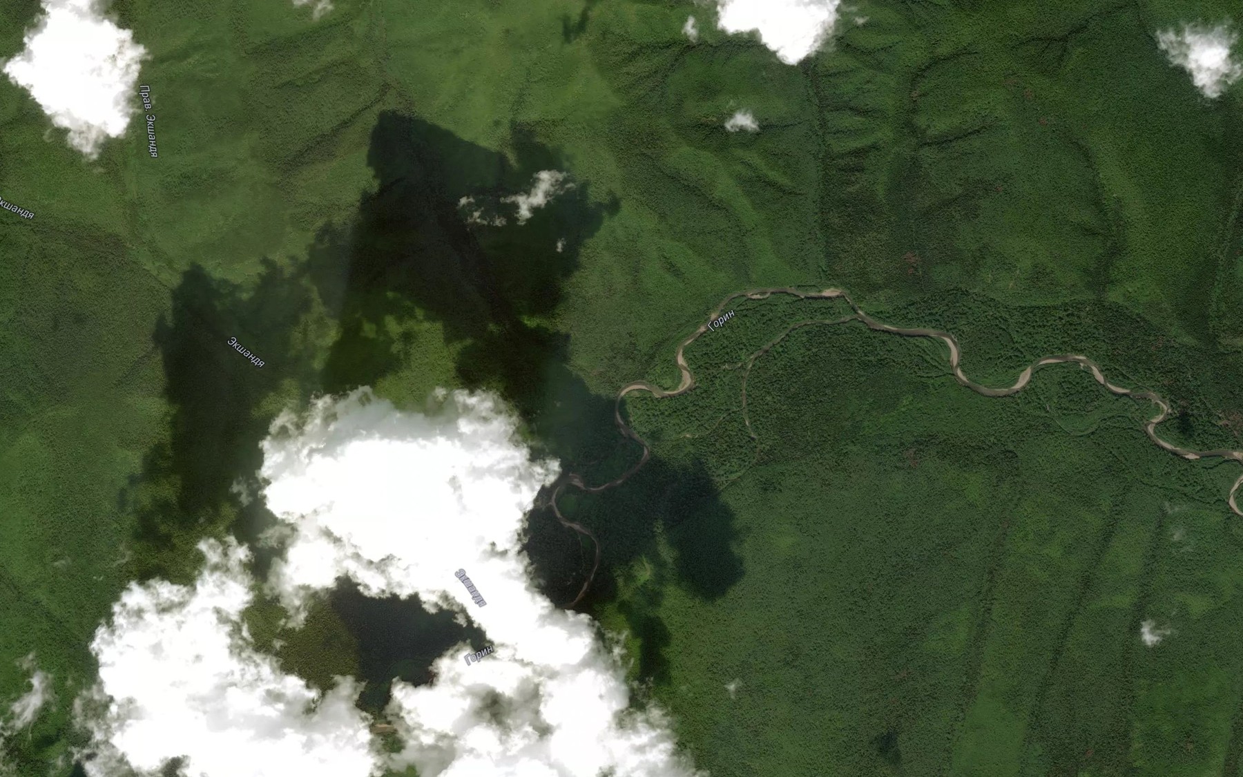Satellite map of the Sivakh