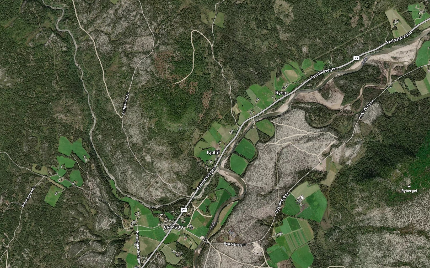 Satellite map of the Kakella