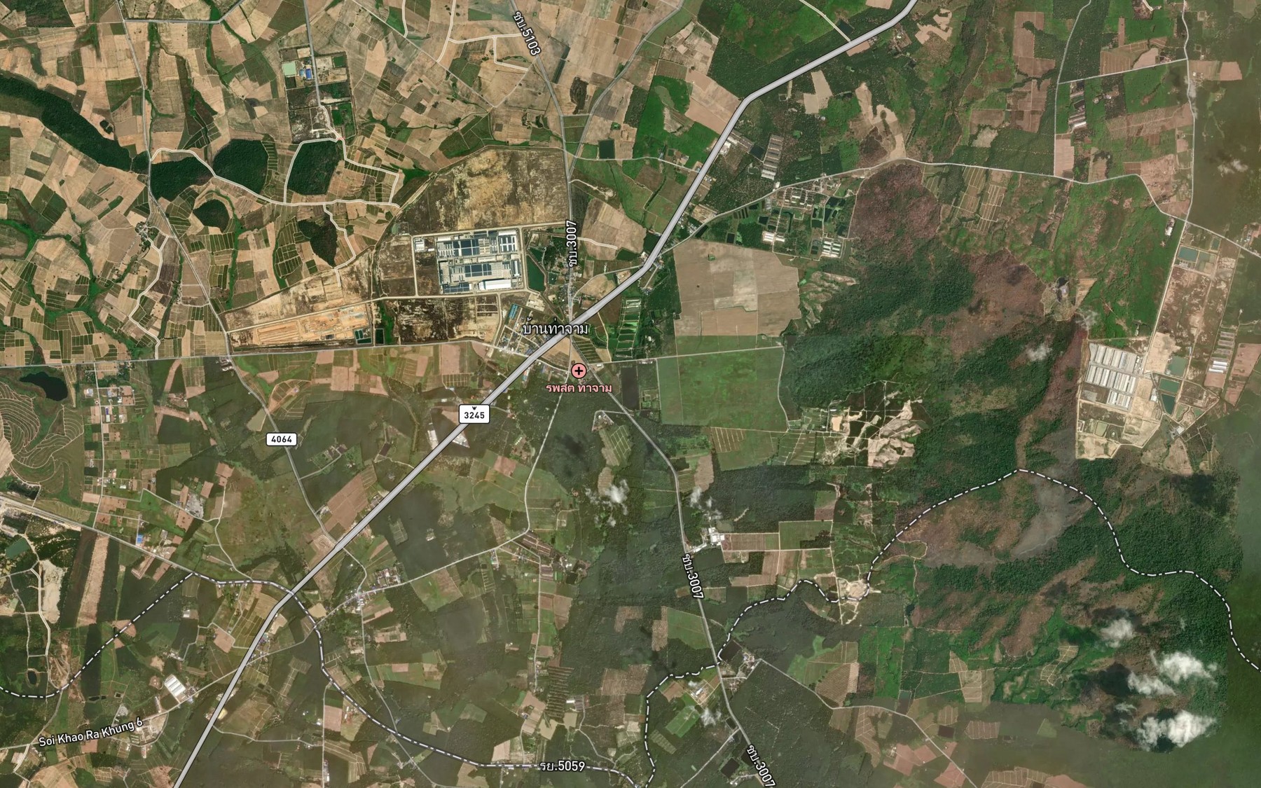 Satellite map of the Sa Nam Ban Tha Cham