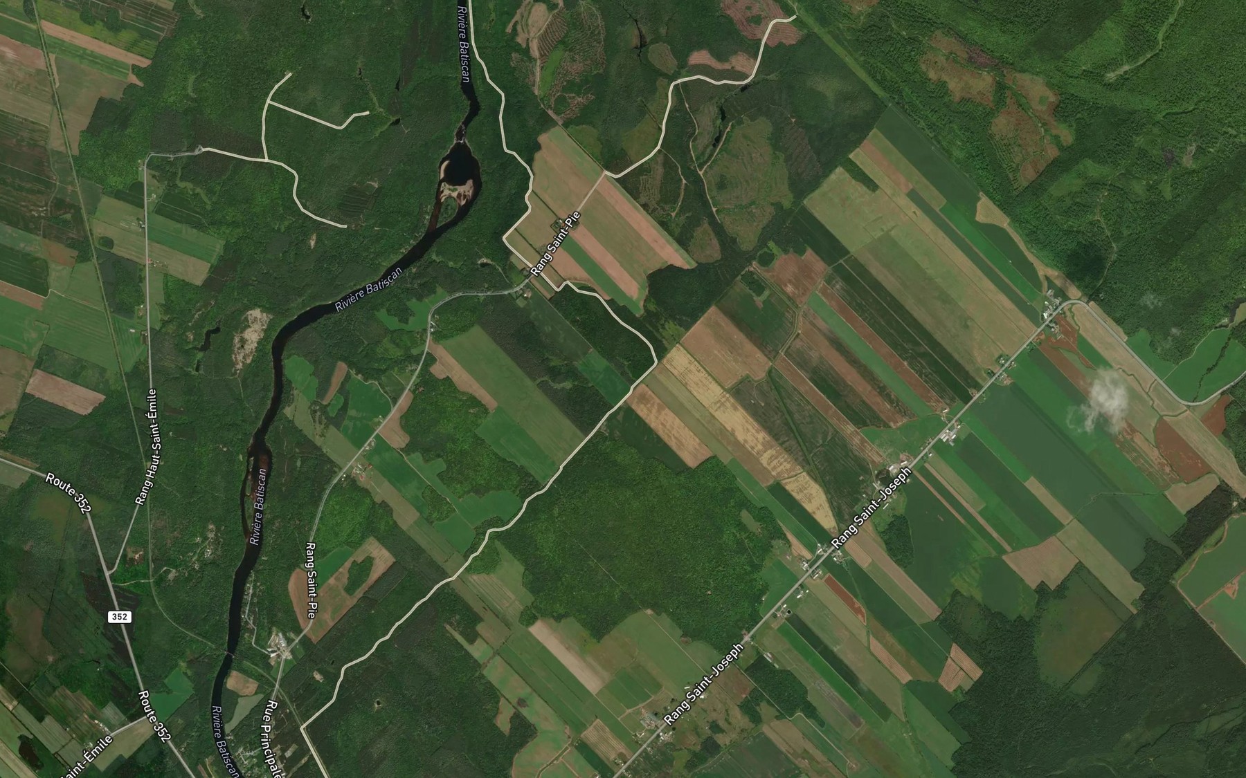 Satellite map of the Branche Demi-Noire