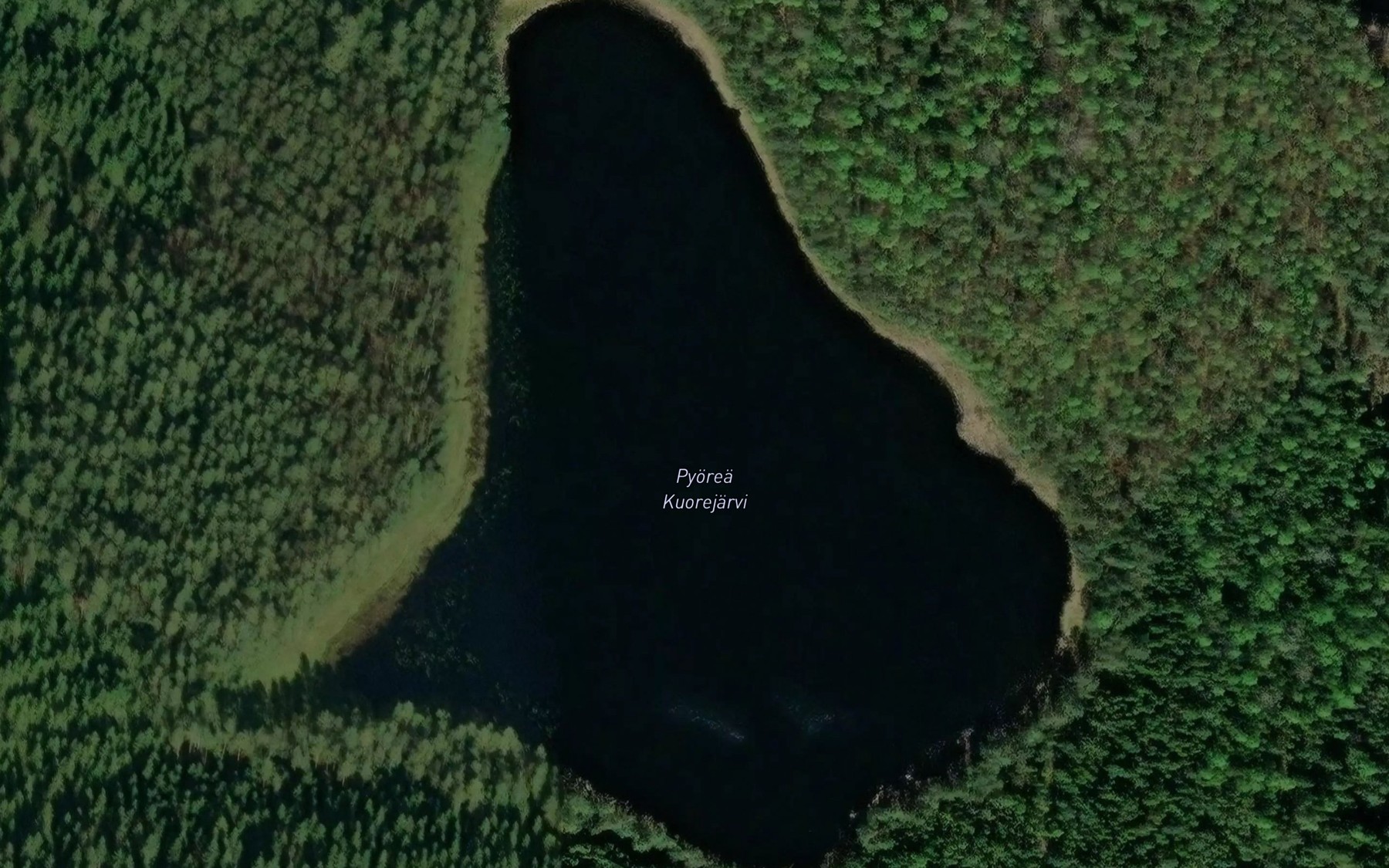 Satellite map of the Pyorea Kuorejarvi