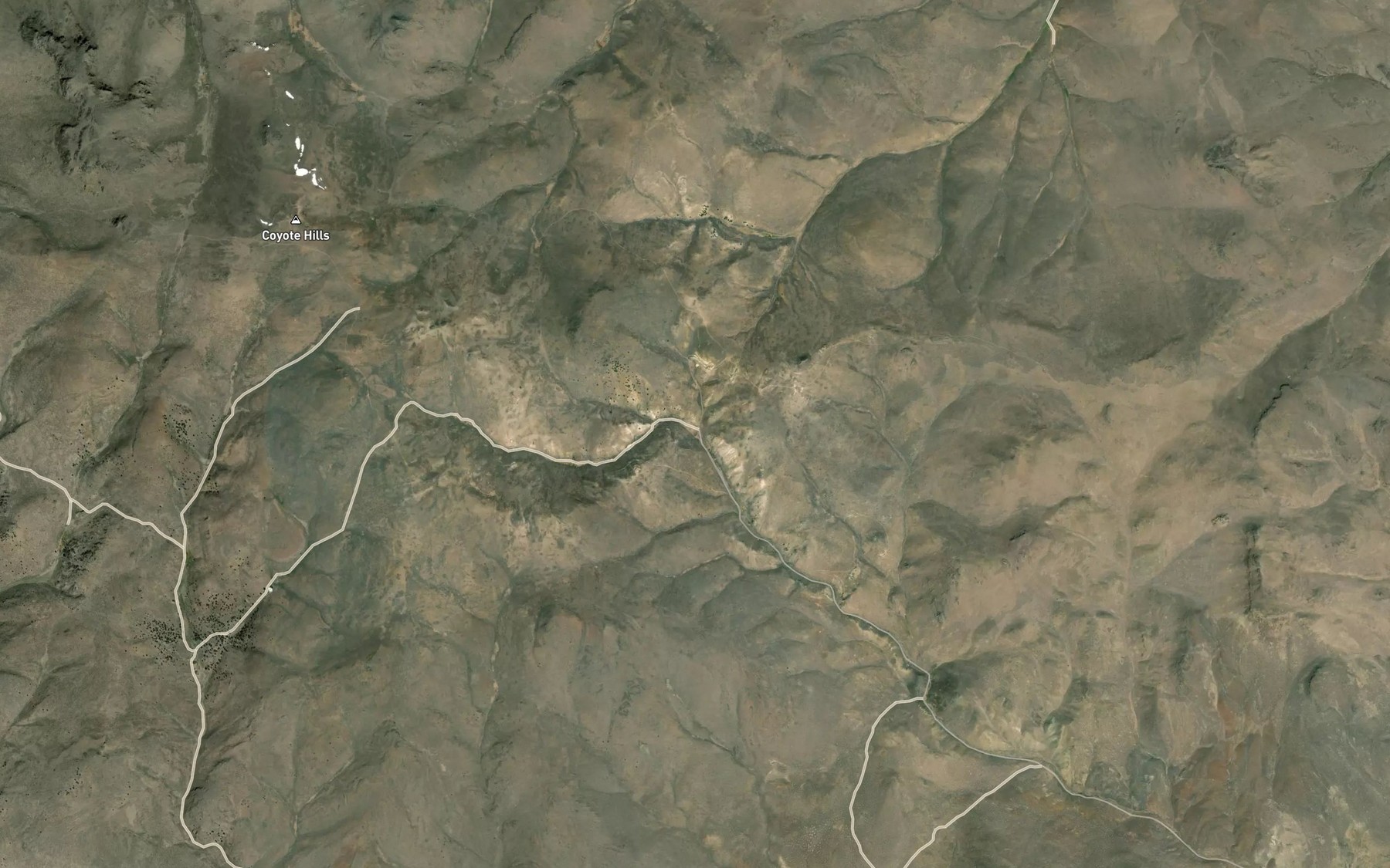 Satellite map of the Miners Draw Waterhole