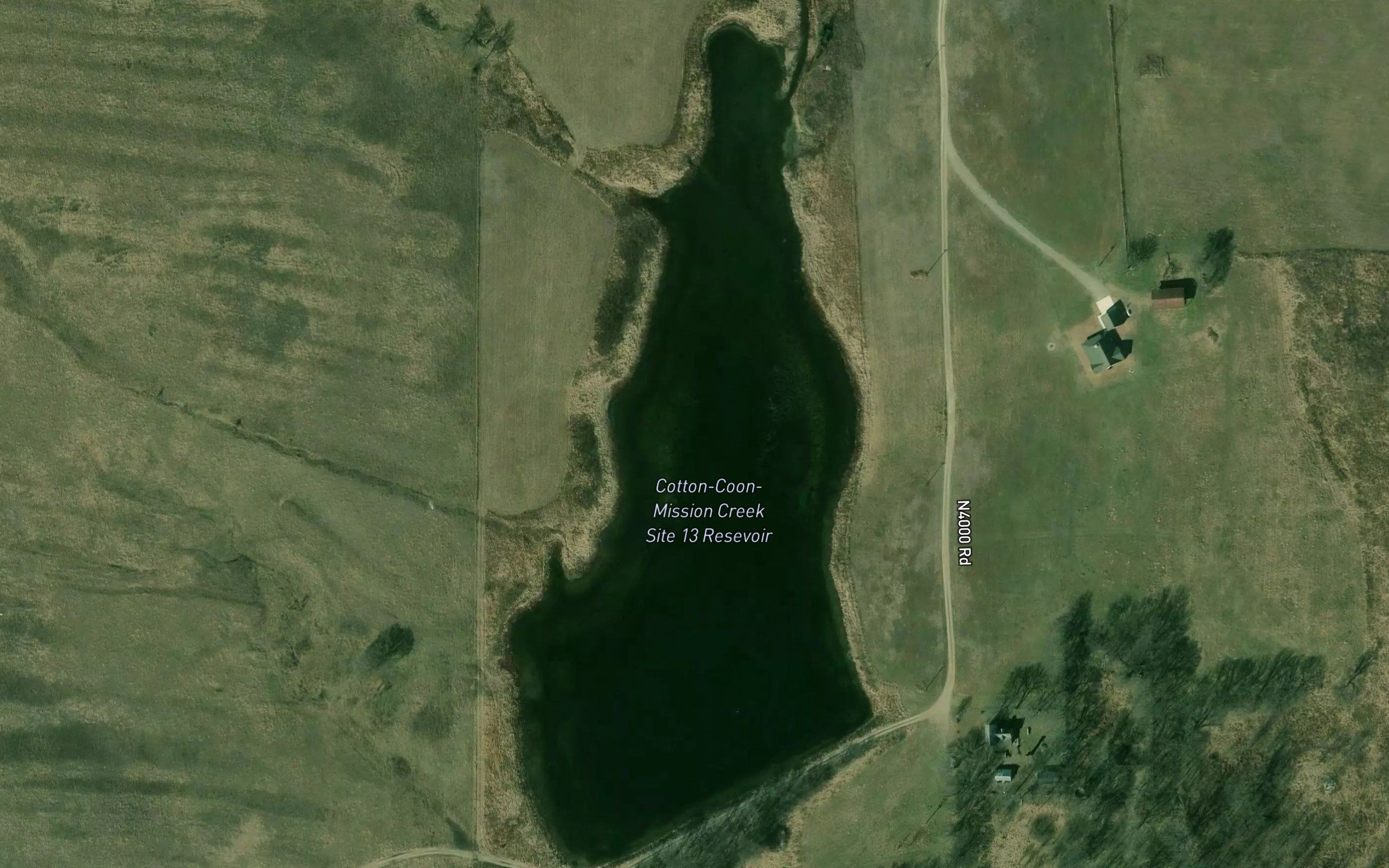 Cotton-Coon-Mission Creek Site 13 Reservoir