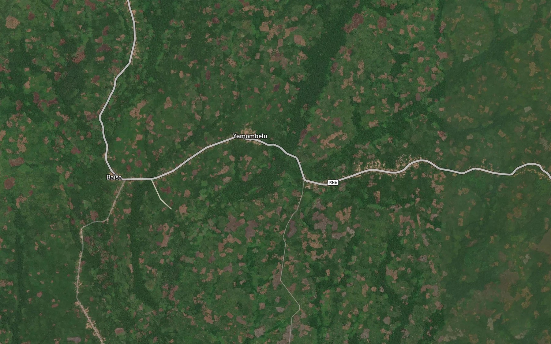 Satellite map of the Miongo