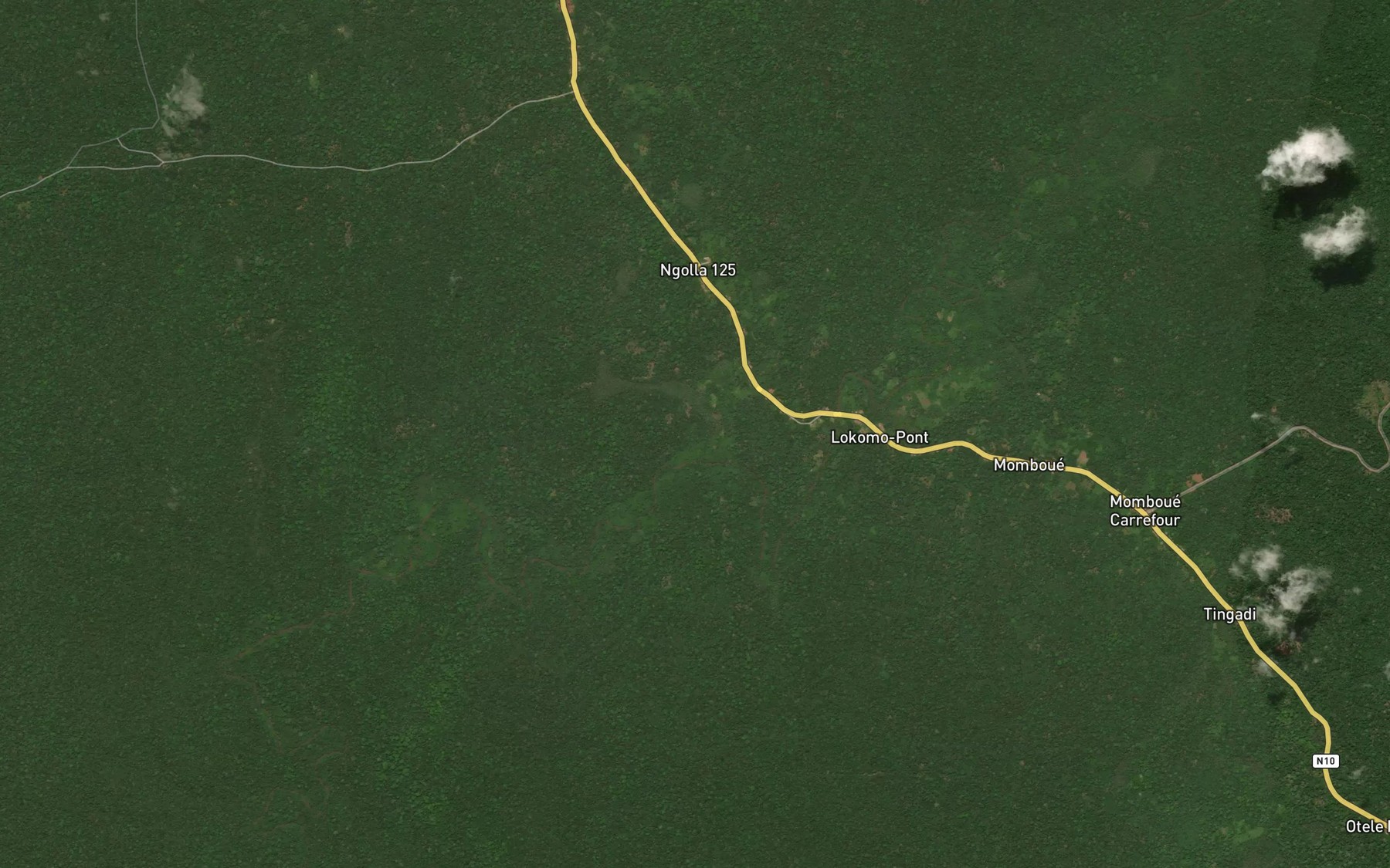 Satellite map of the Mondimndim