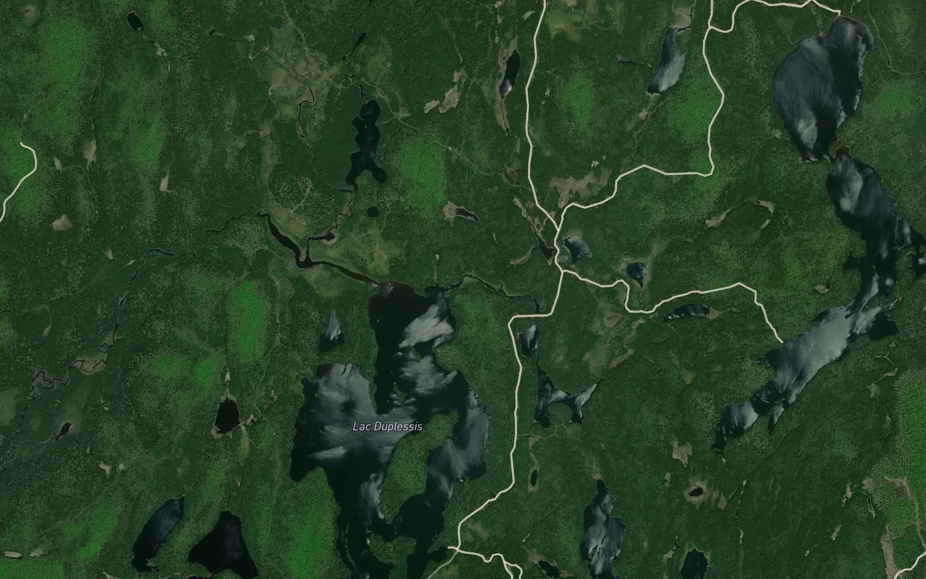 Satellite map of the Petit lac Pika