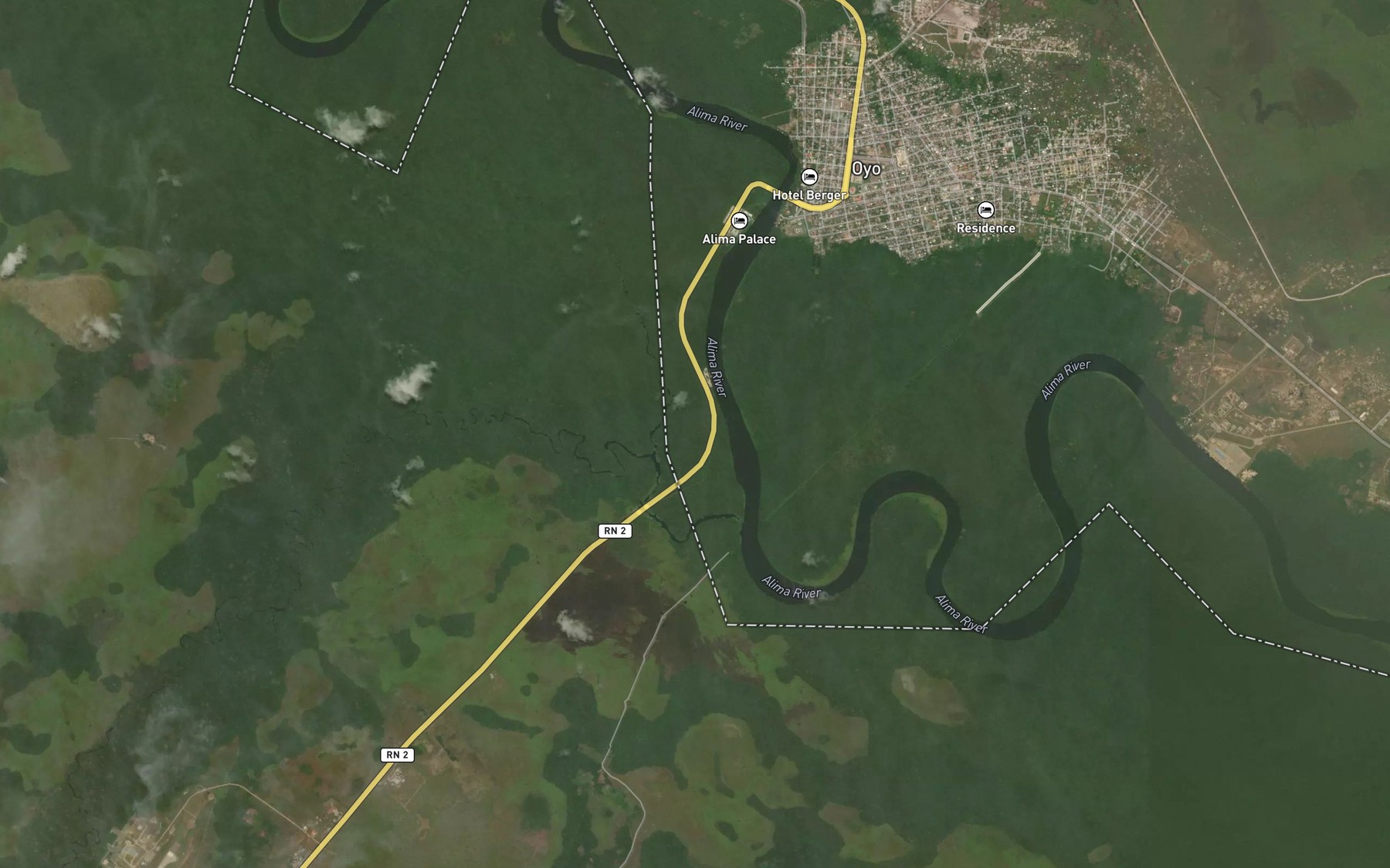 Satellite map of the Bwakenyi