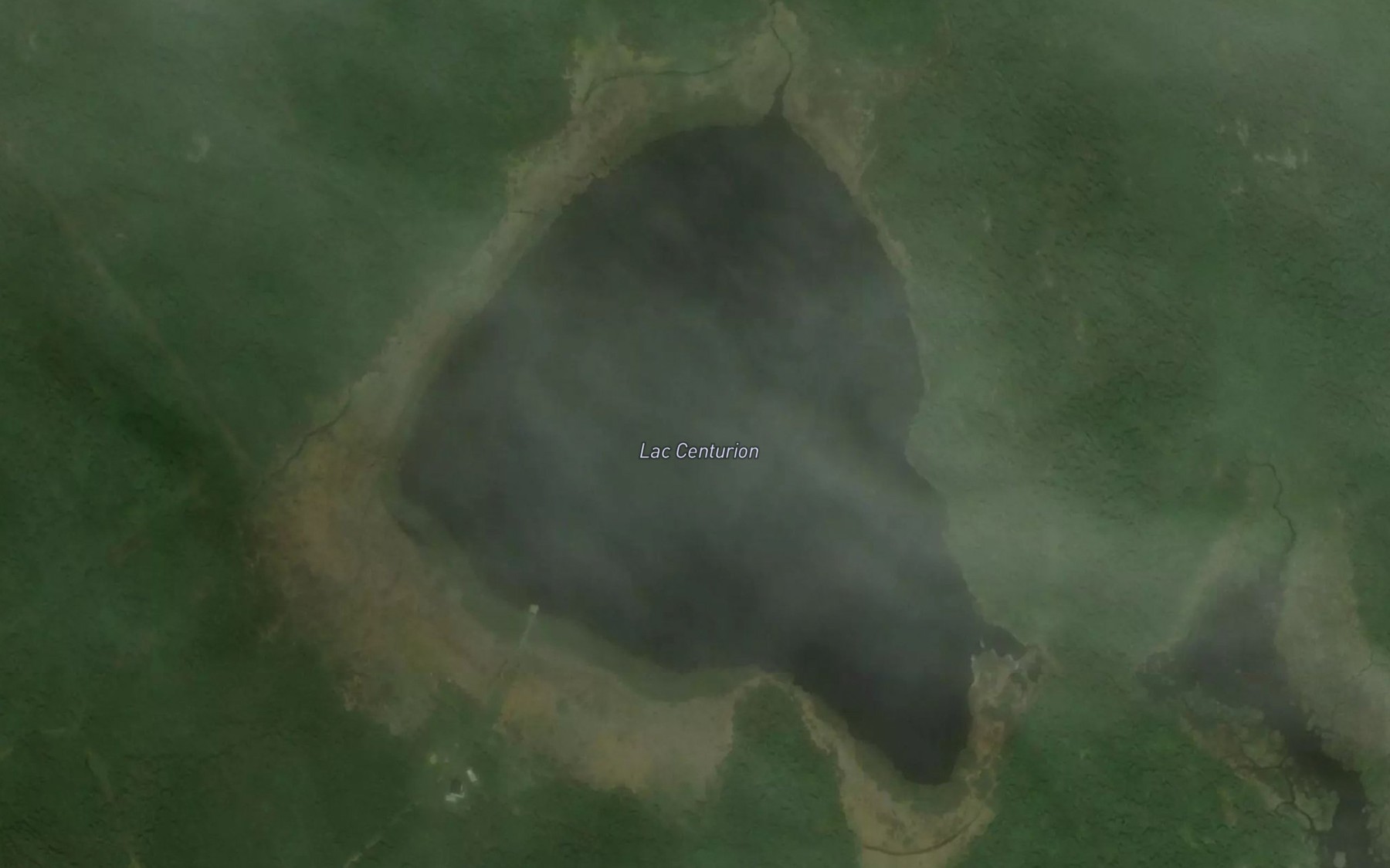 Satellite map of the Lac Centurion