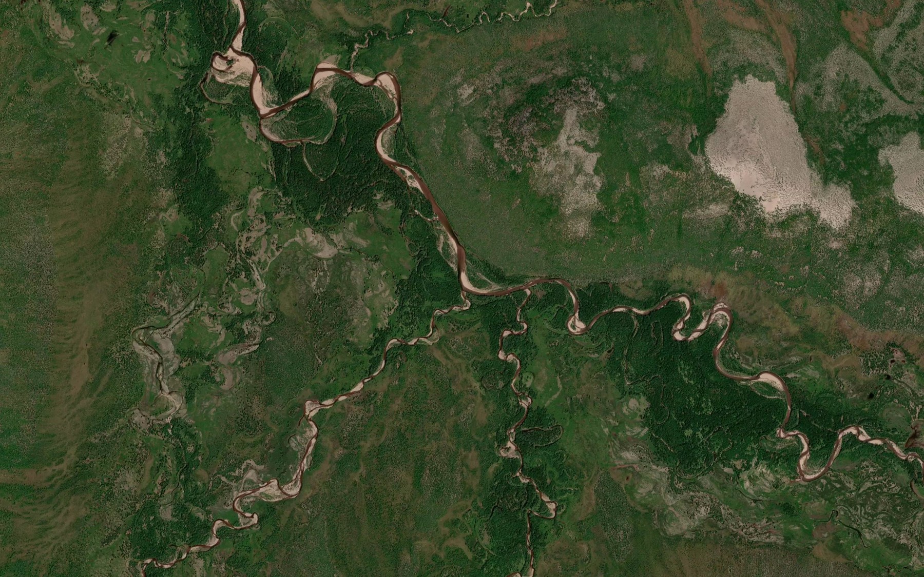 Satellite map of the Allara-Namnakan