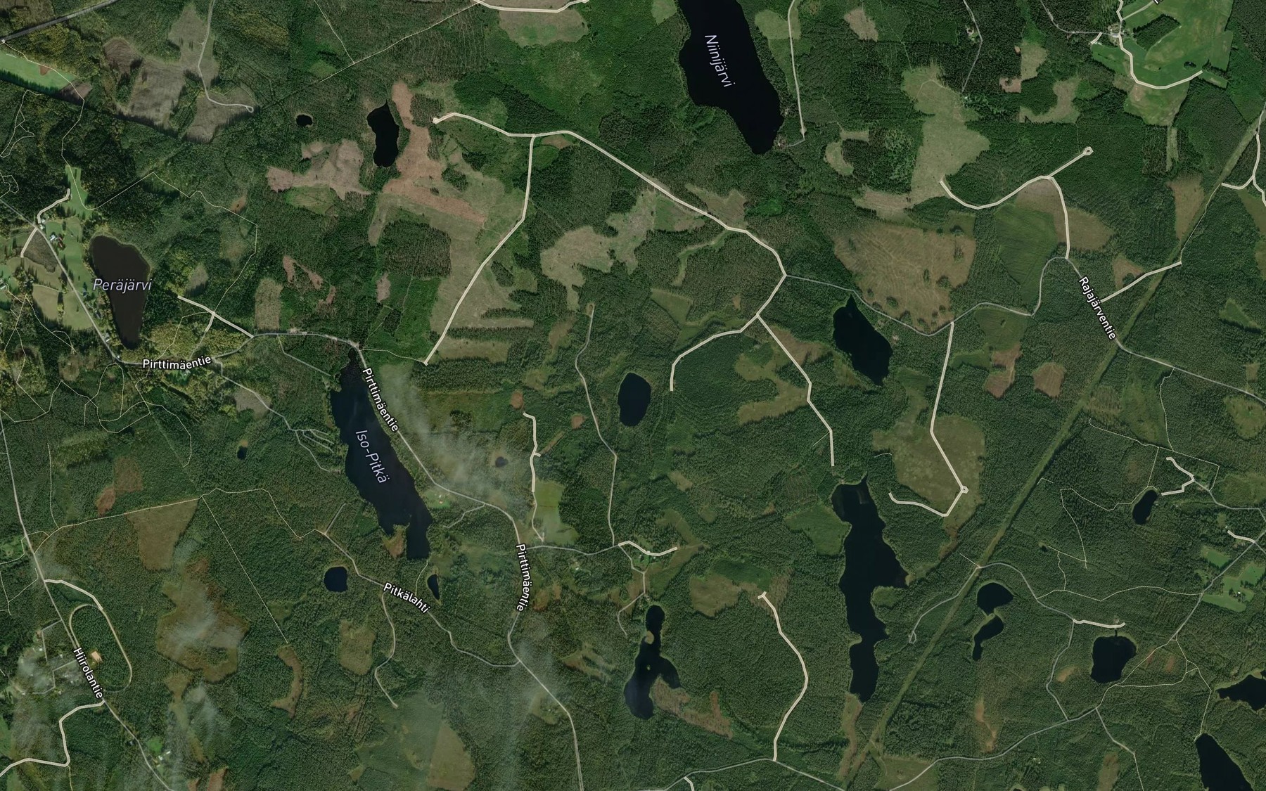Satellite map of the Mourinki