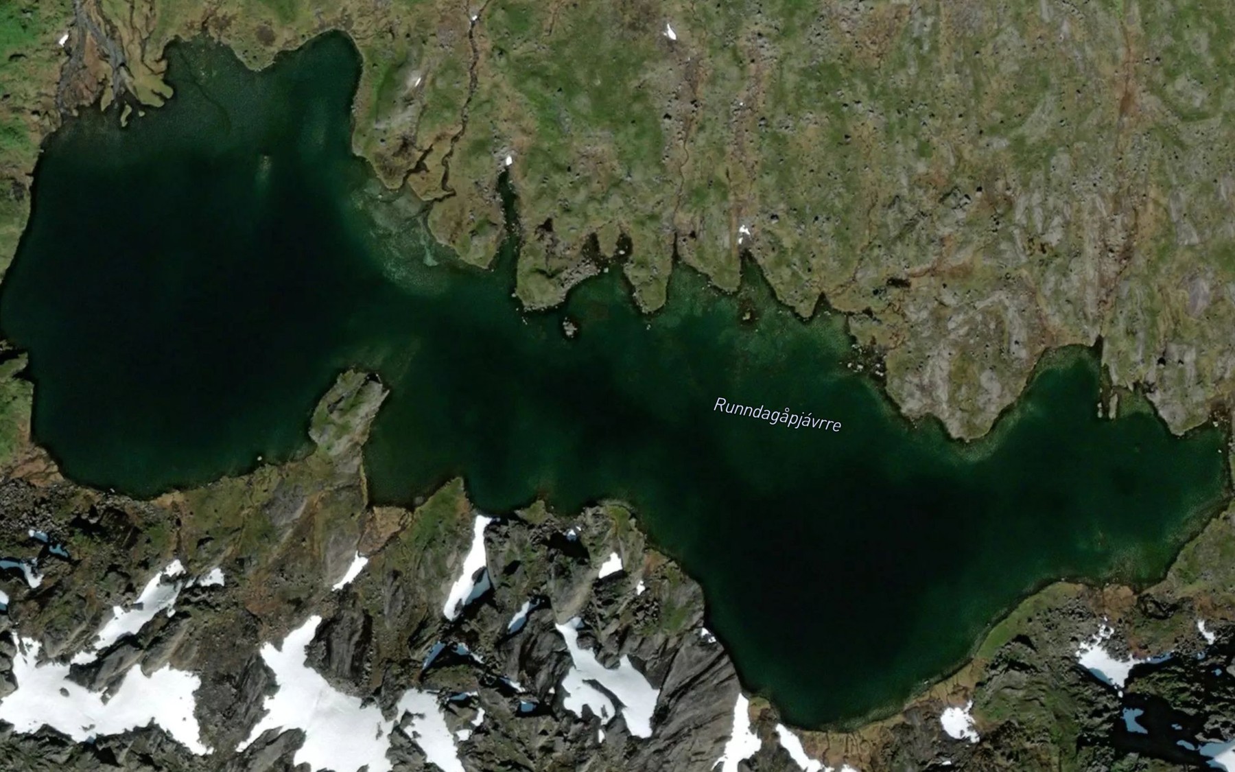 Satellite map of the Rundagobejavri