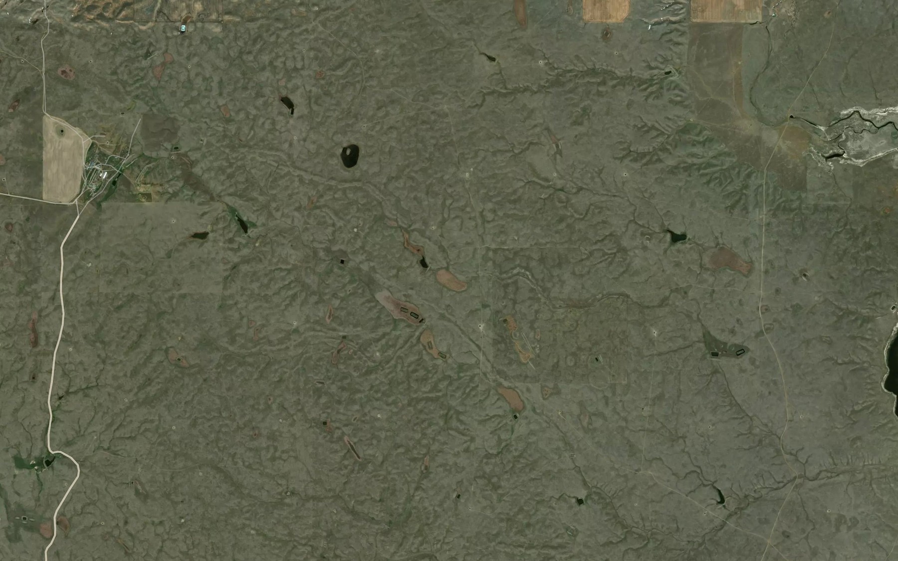 Satellite map of the 3 Way Number 2 Reservoir