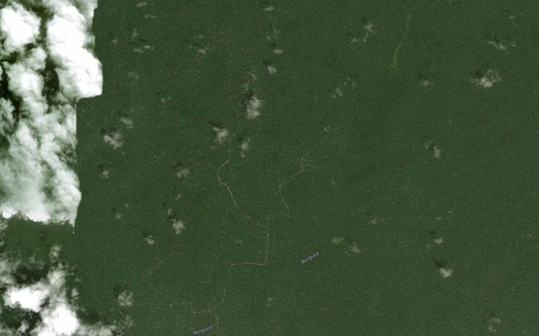 Satellite map of the Banganda