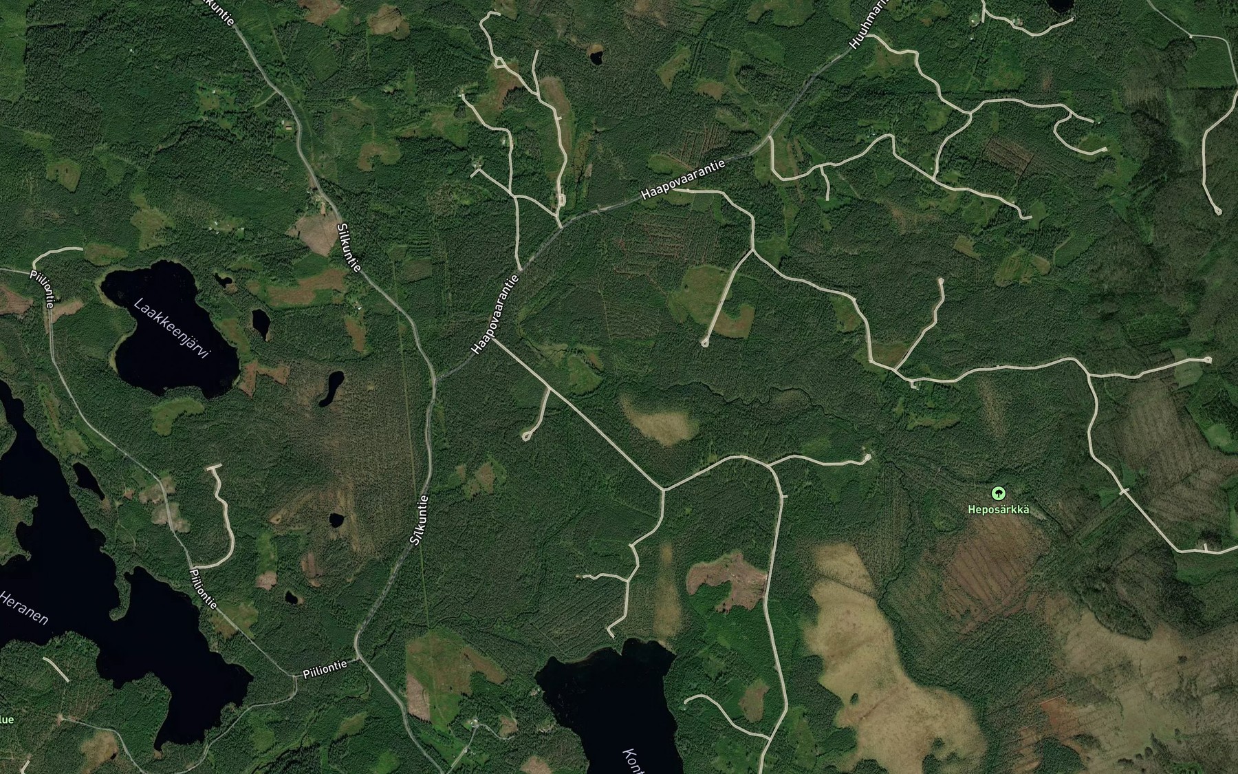 Satellite map of the Hakkarapuro