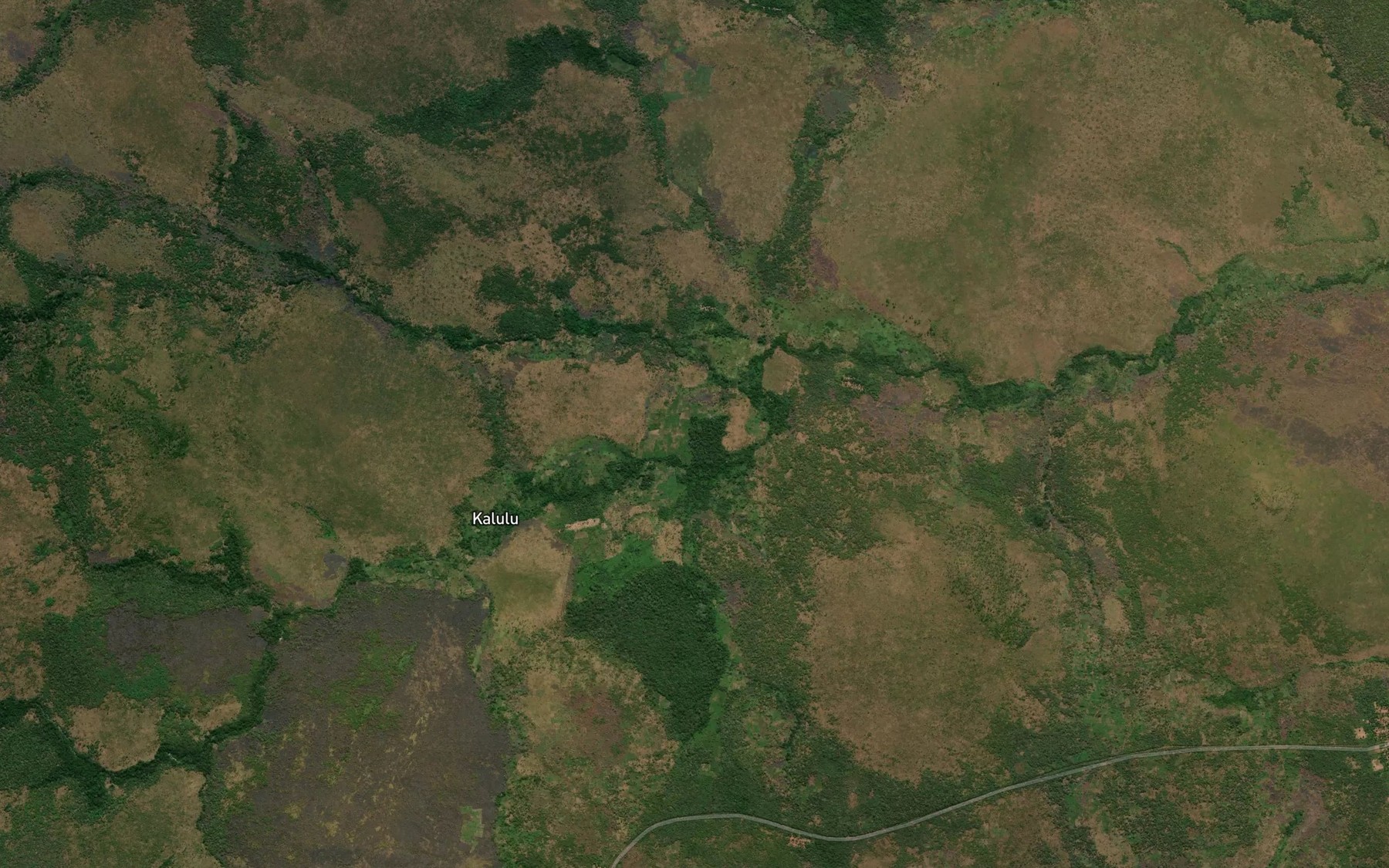 Satellite map of the Lac Mubawalete