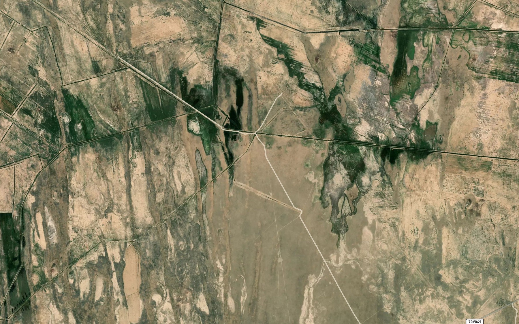 Satellite map of the Zarbuloq Kanali
