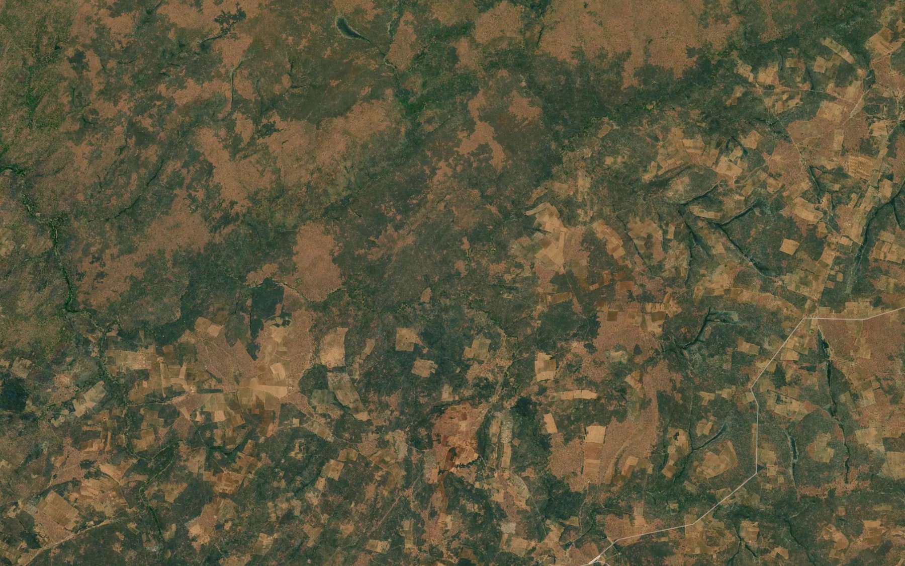 Satellite map of the Ngoza