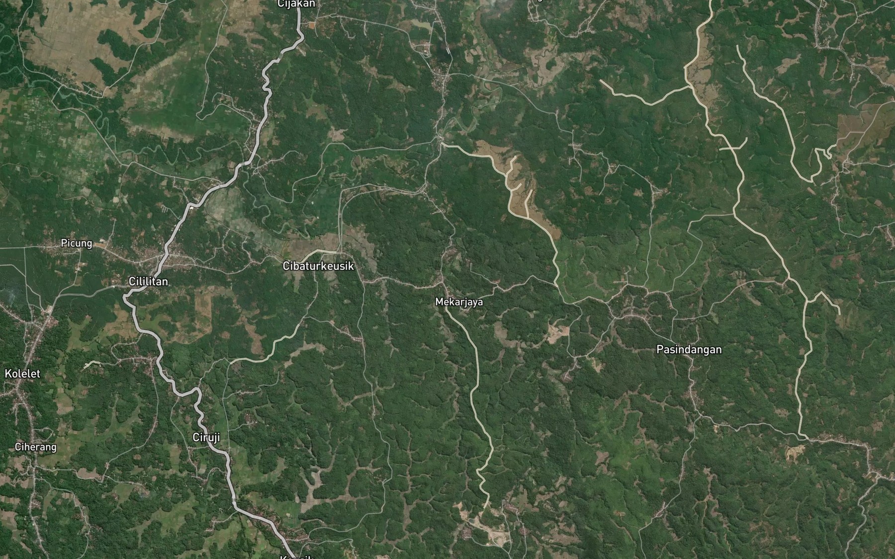 Satellite map of the Ci Mao