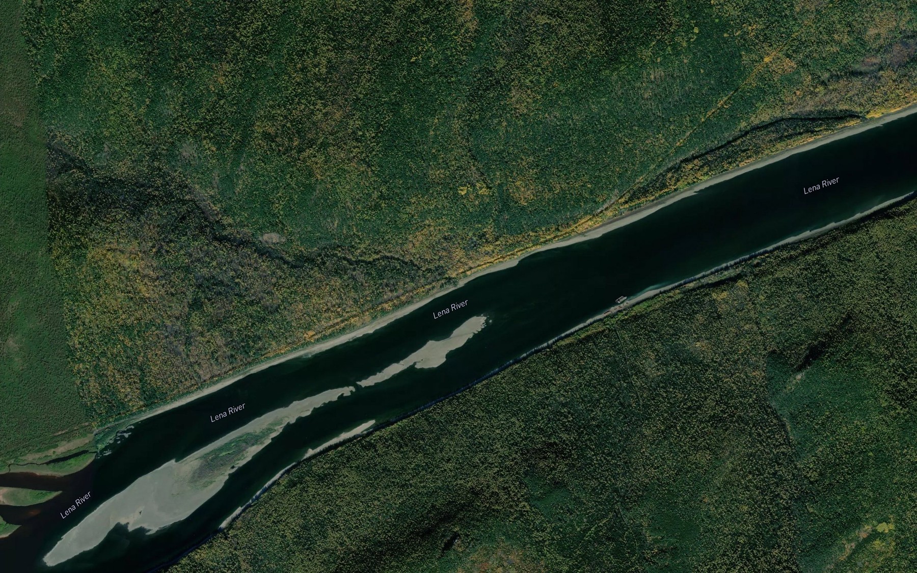 Satellite map of the Lazarev