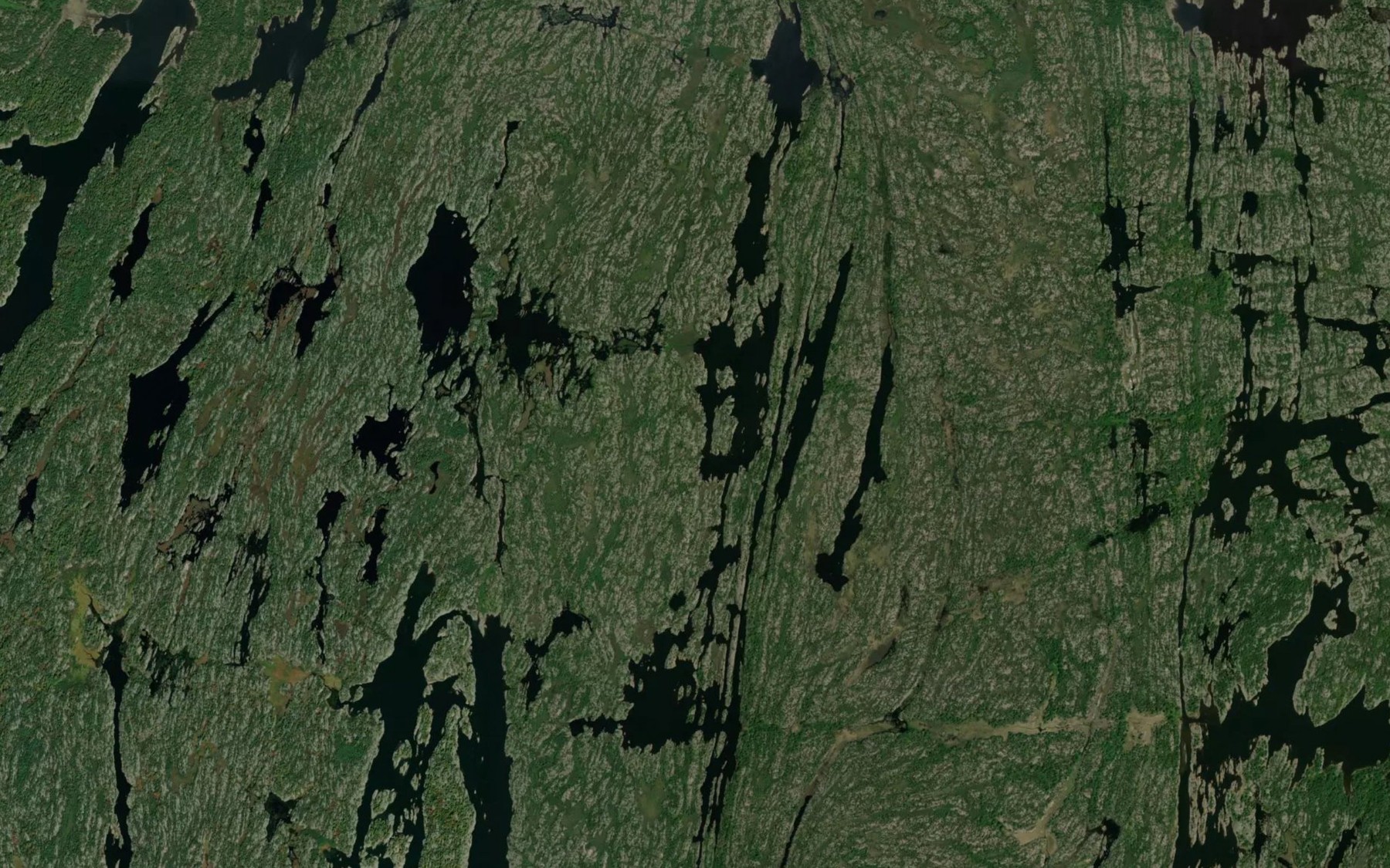 Satellite map of the Fox Lake