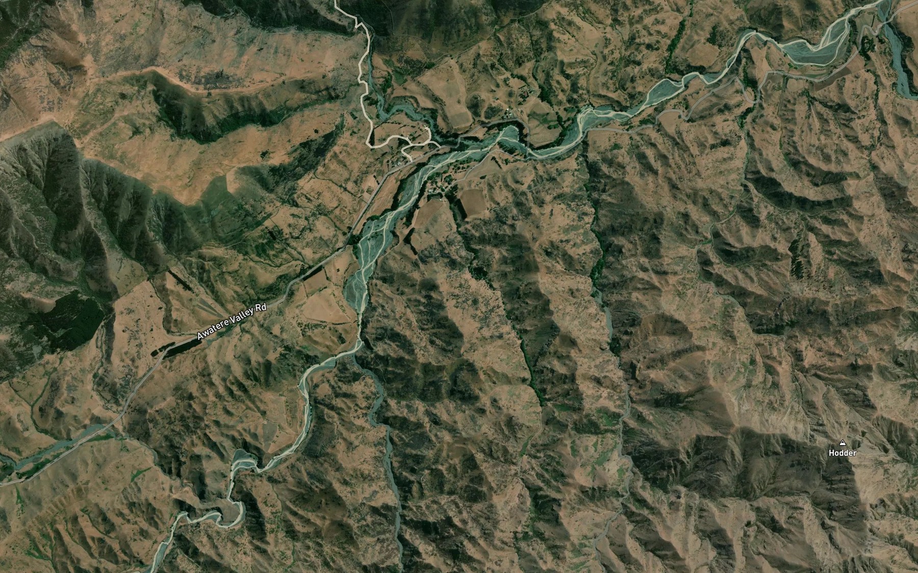 Satellite map of the Station Stream