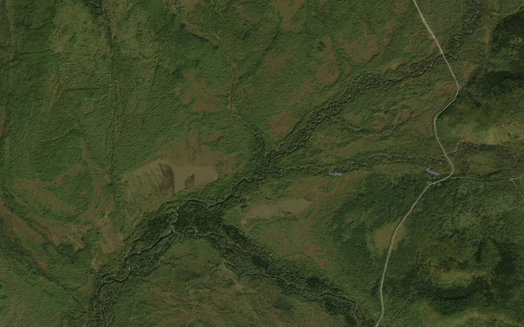Satellite map of the Malyy Utap