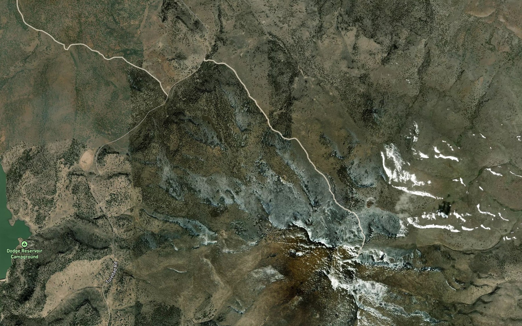 Satellite map of the Gerlach Spring